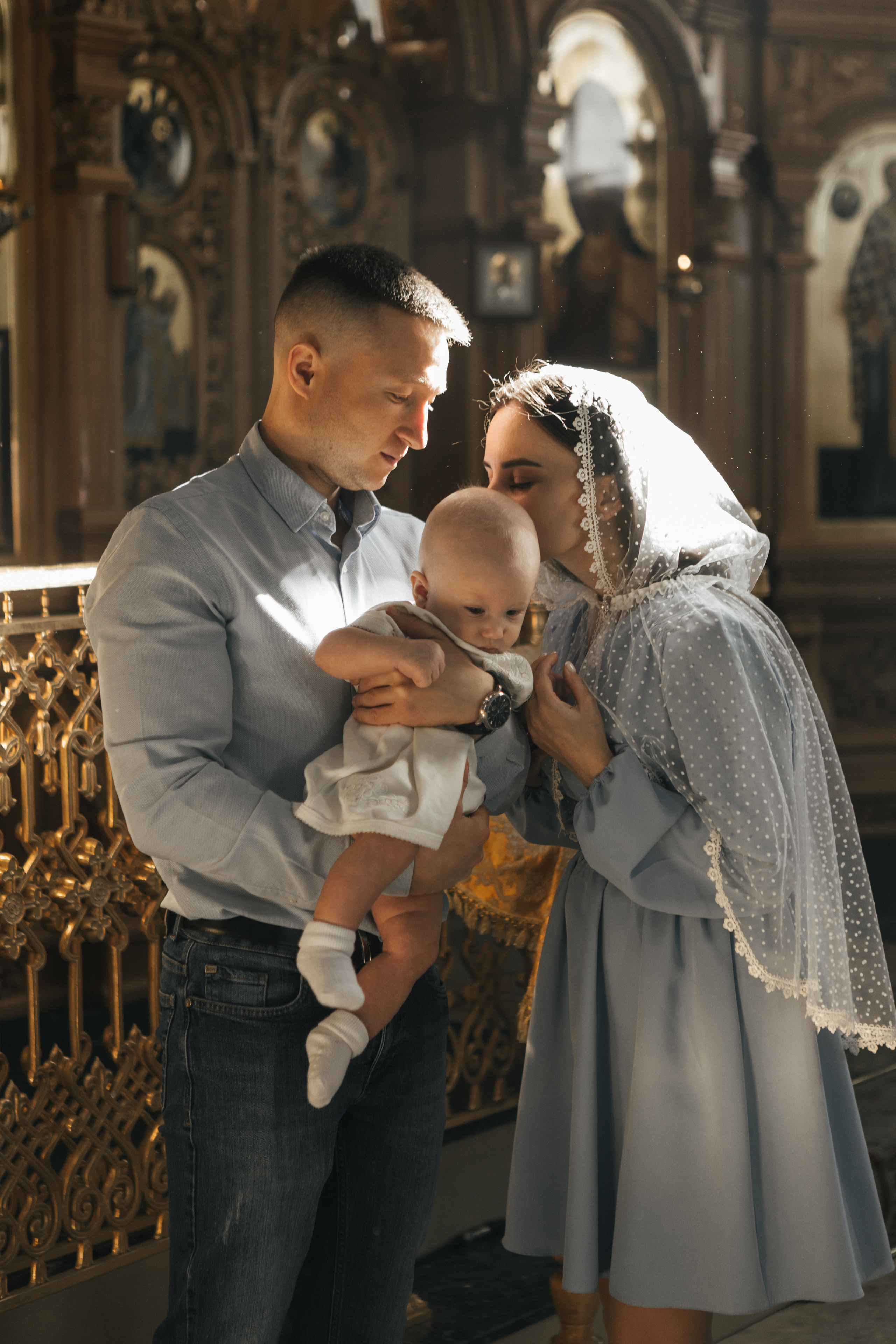 Крещение Тимура. Семейный фотограф в Краснодаре Виктория Кокоулина