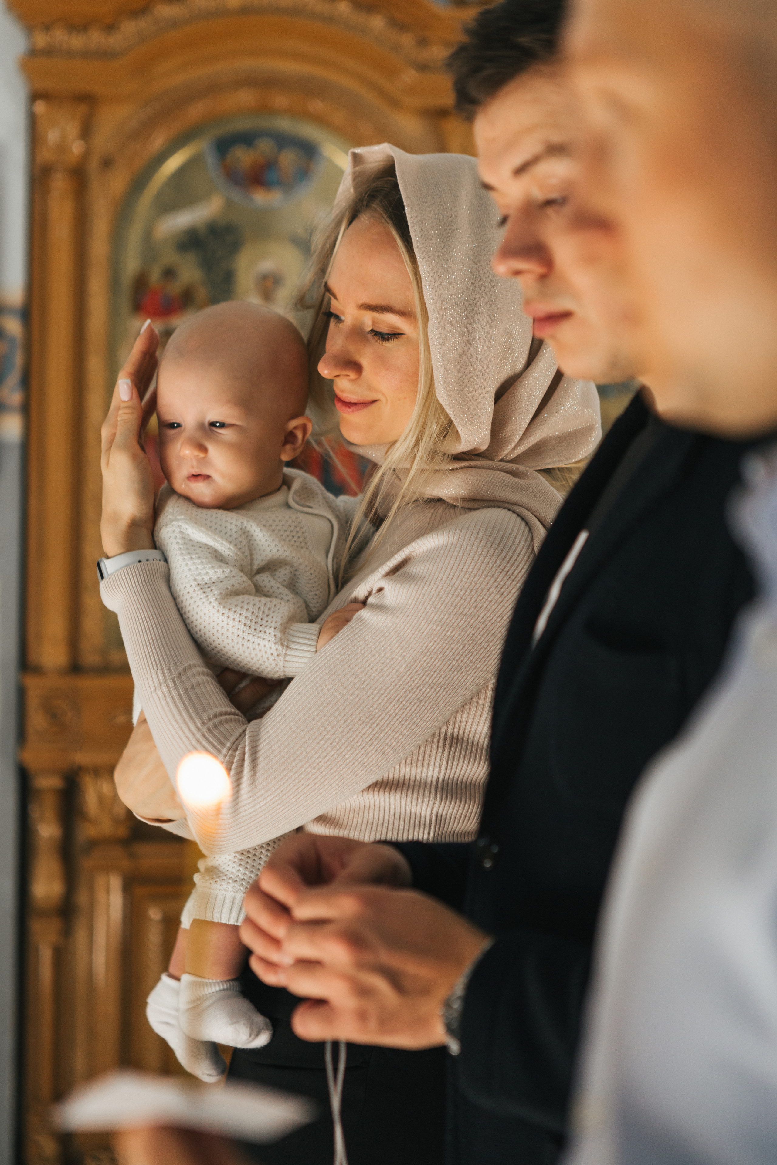 Крещение Тимура. Семейный фотограф в Краснодаре Виктория Кокоулина