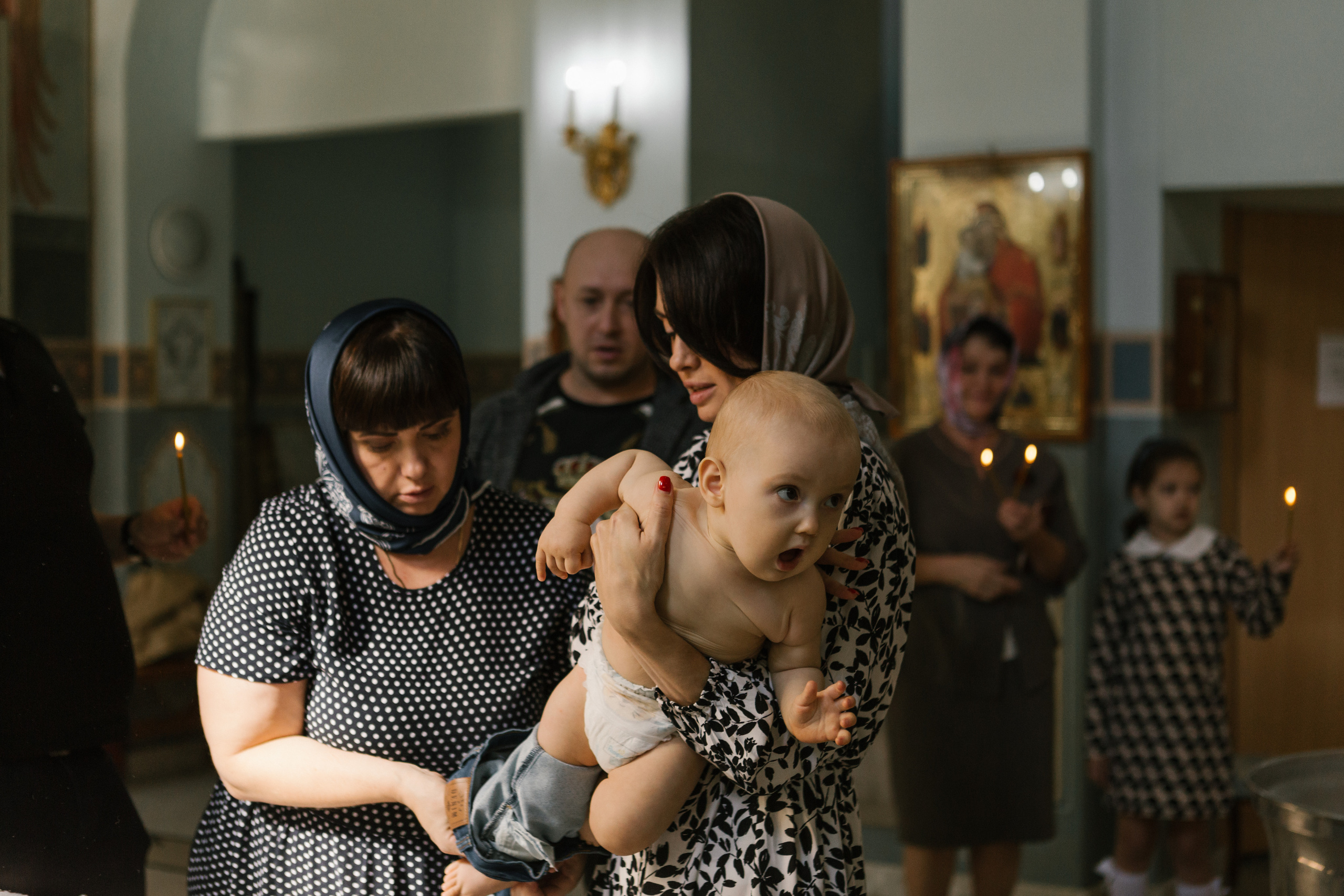 Крещение Ивана. Семейный фотограф в Краснодаре Виктория Кокоулина