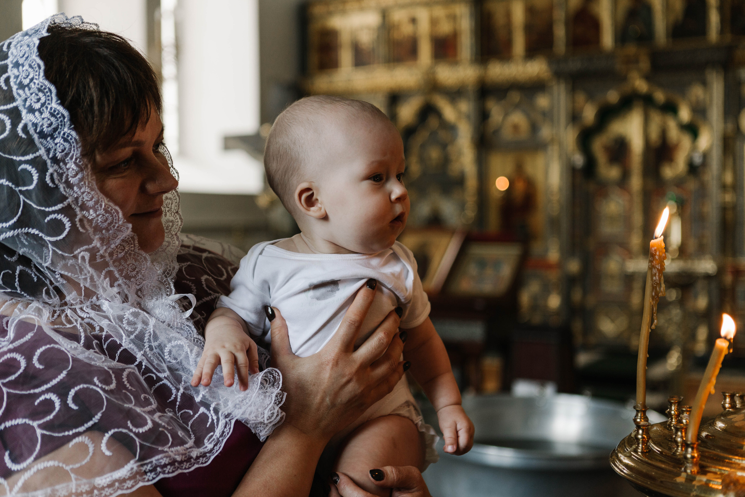 Крещение Варвары. Семейный фотограф в Краснодаре Виктория Кокоулина