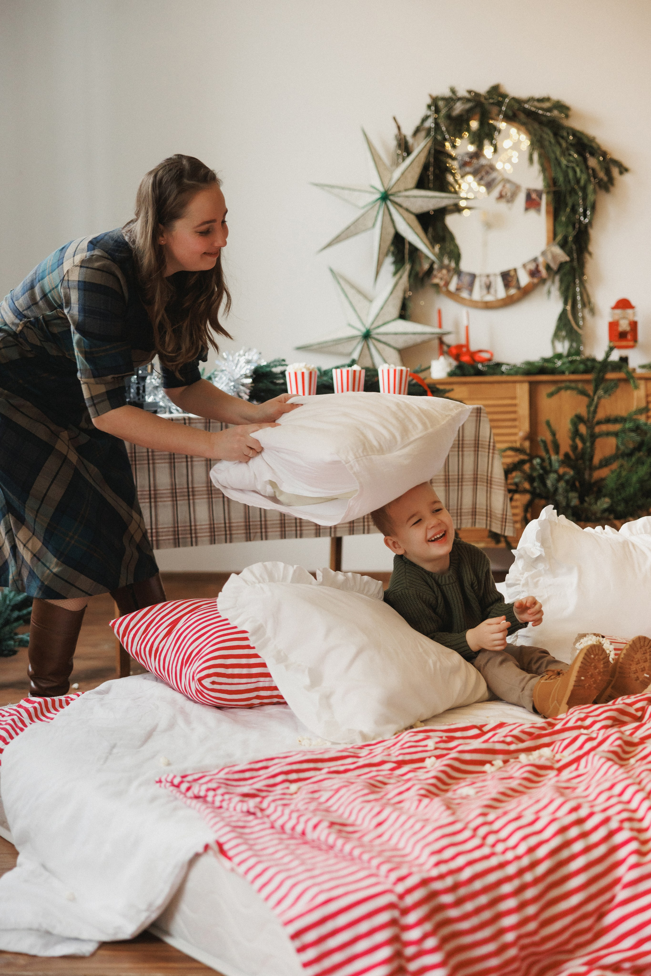 Новогодняя фотосессия в фотостудии «Берлин», город Краснодар. Семейный и детский фотограф в Краснодаре Анна Трашкова
