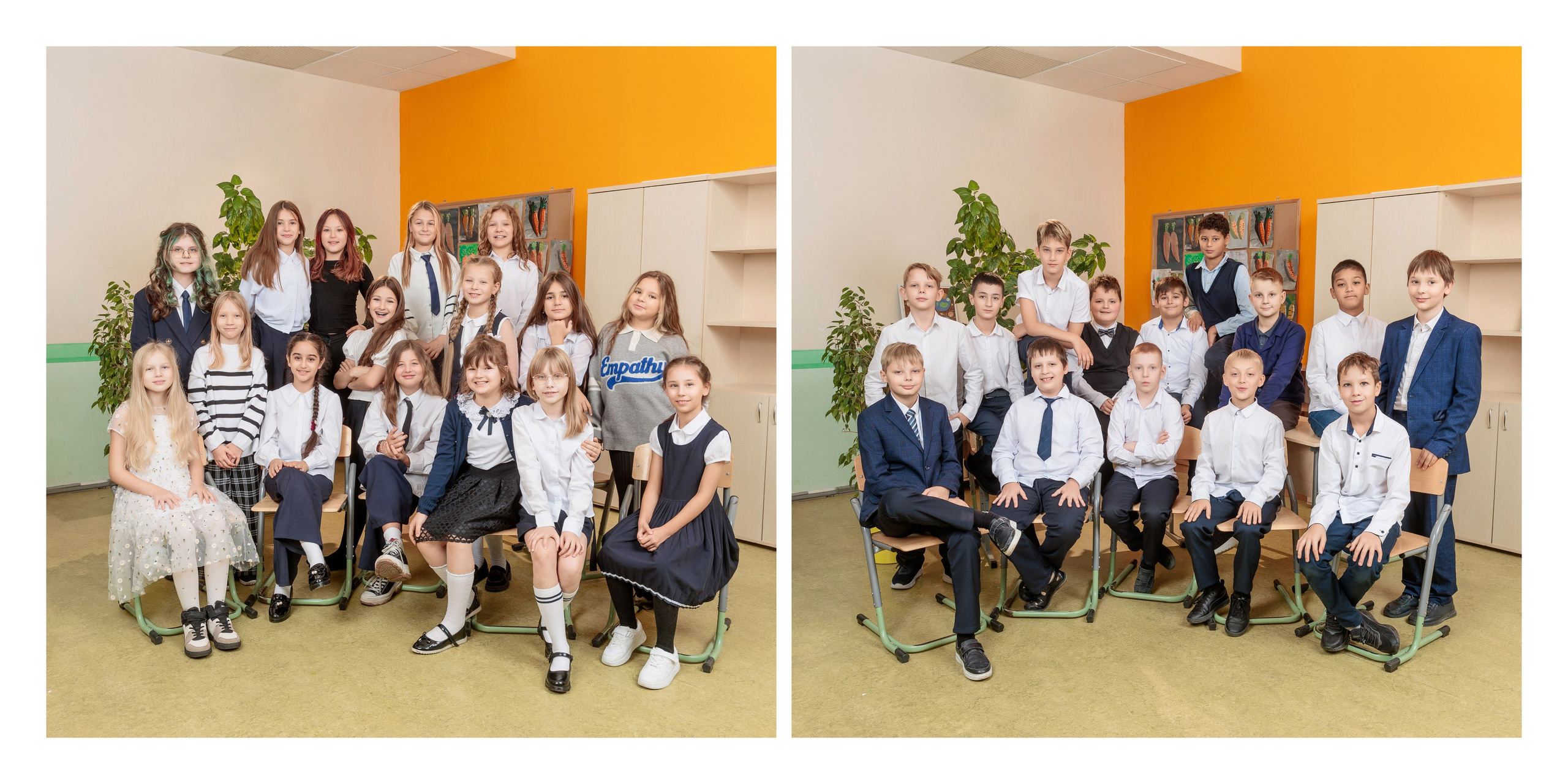 4-й класс Е Одинцово. Выпускные альбомы, школьные фотографии, детский сад, Москва и Московская область