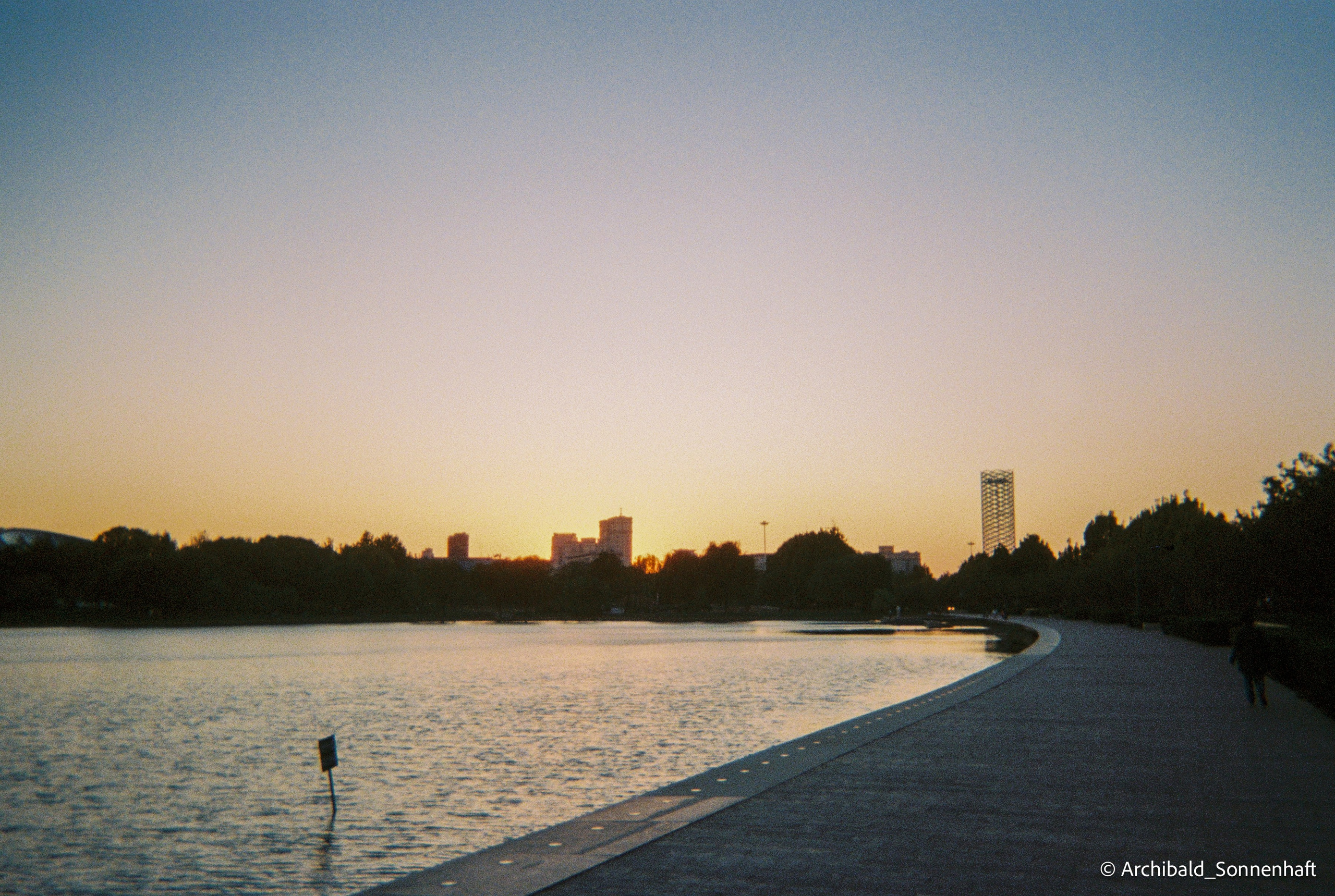 One film reel. Photographer in Guangzhou, China. Archibald Sonnenhaft