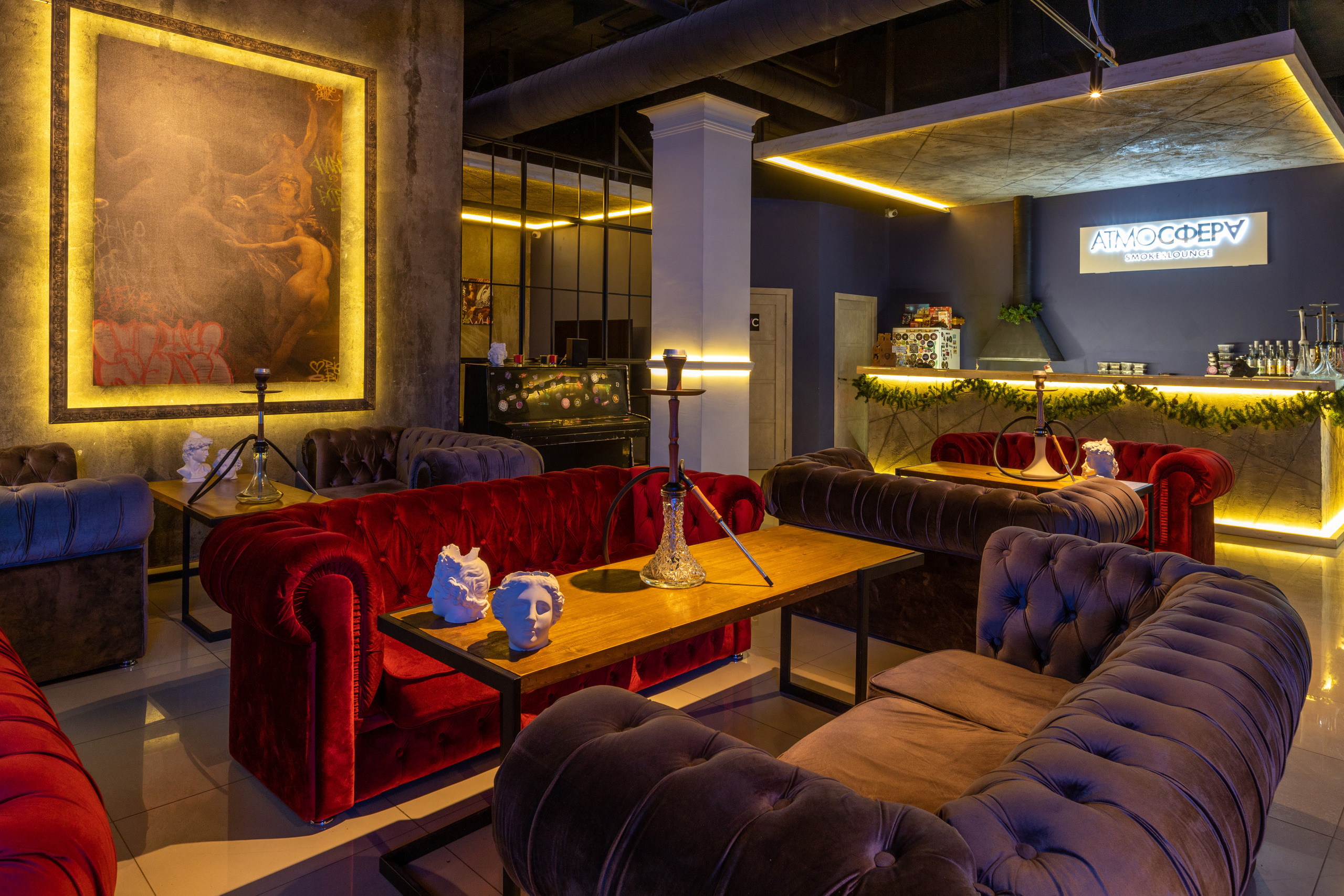 Интерьерная фотосъемка для АТМОСФЕРV LAUNGE. Фотограф в Туле Крупский АнДРей. Фотостудия «КАДР71» в Туле