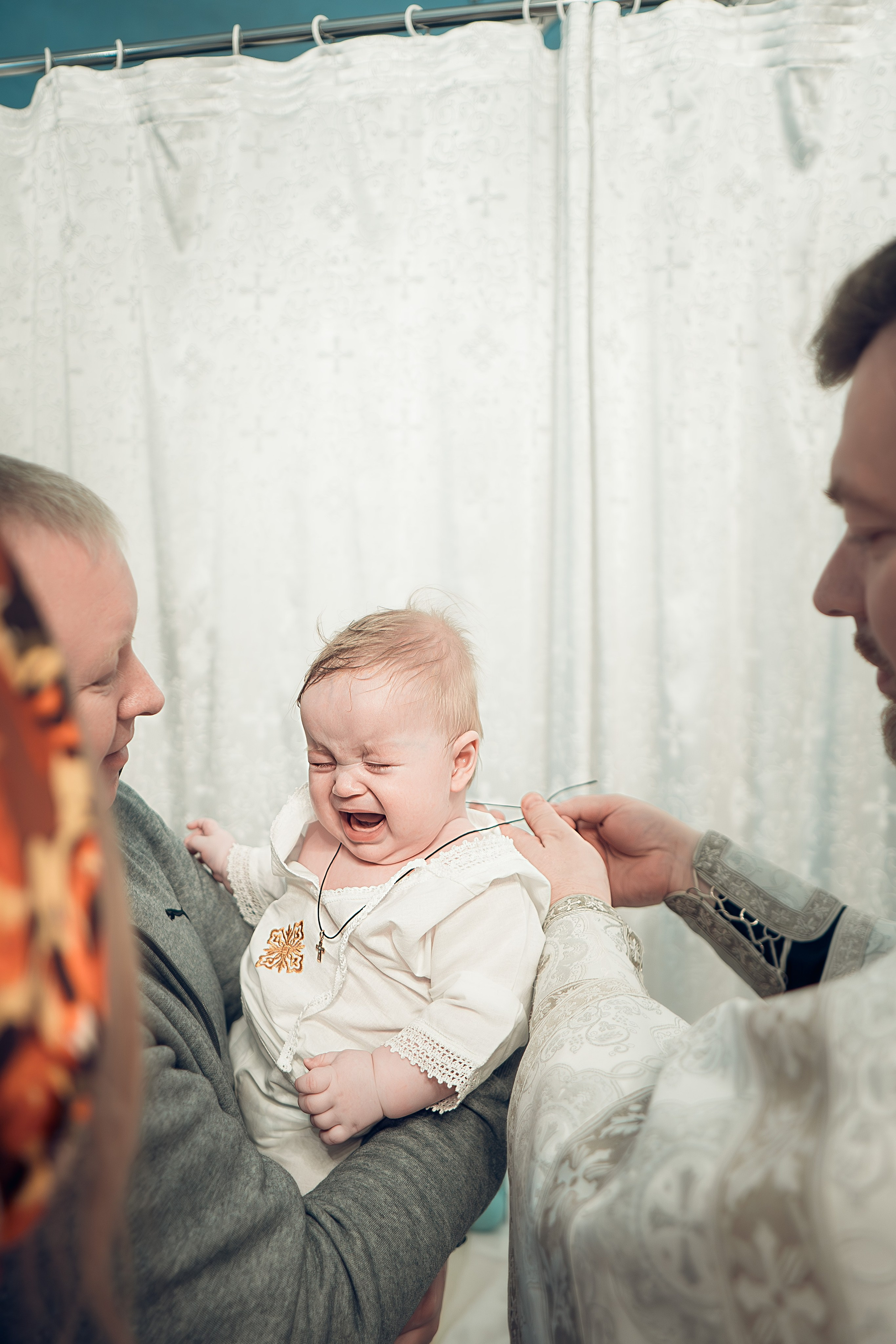 Таинство Крещения Артема, Ангелины и Адрианы