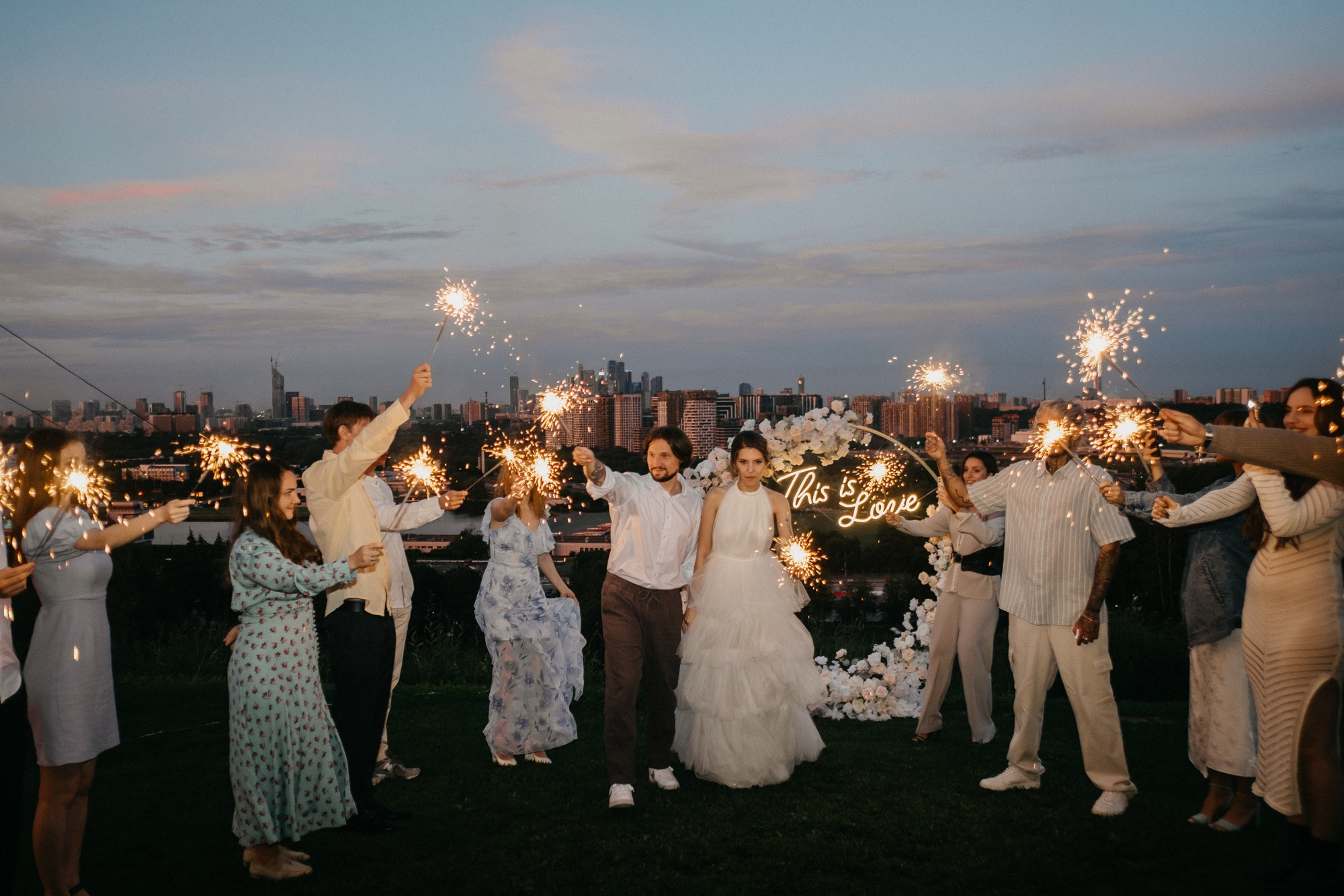 На высоте. Свадебный фотограф Александра Тюлякова