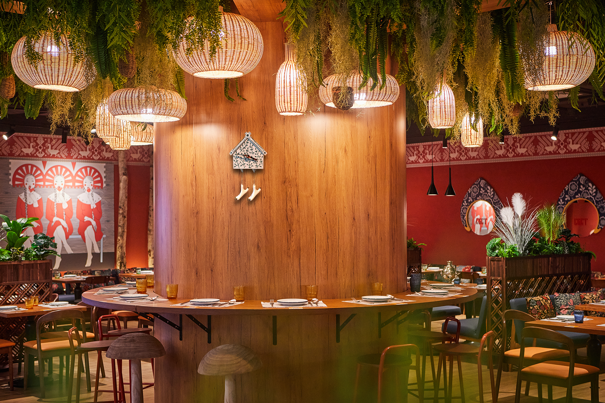 КУЛИЧКИ. Бистро русской кухни в Китае. Студия дизайна интерьеров