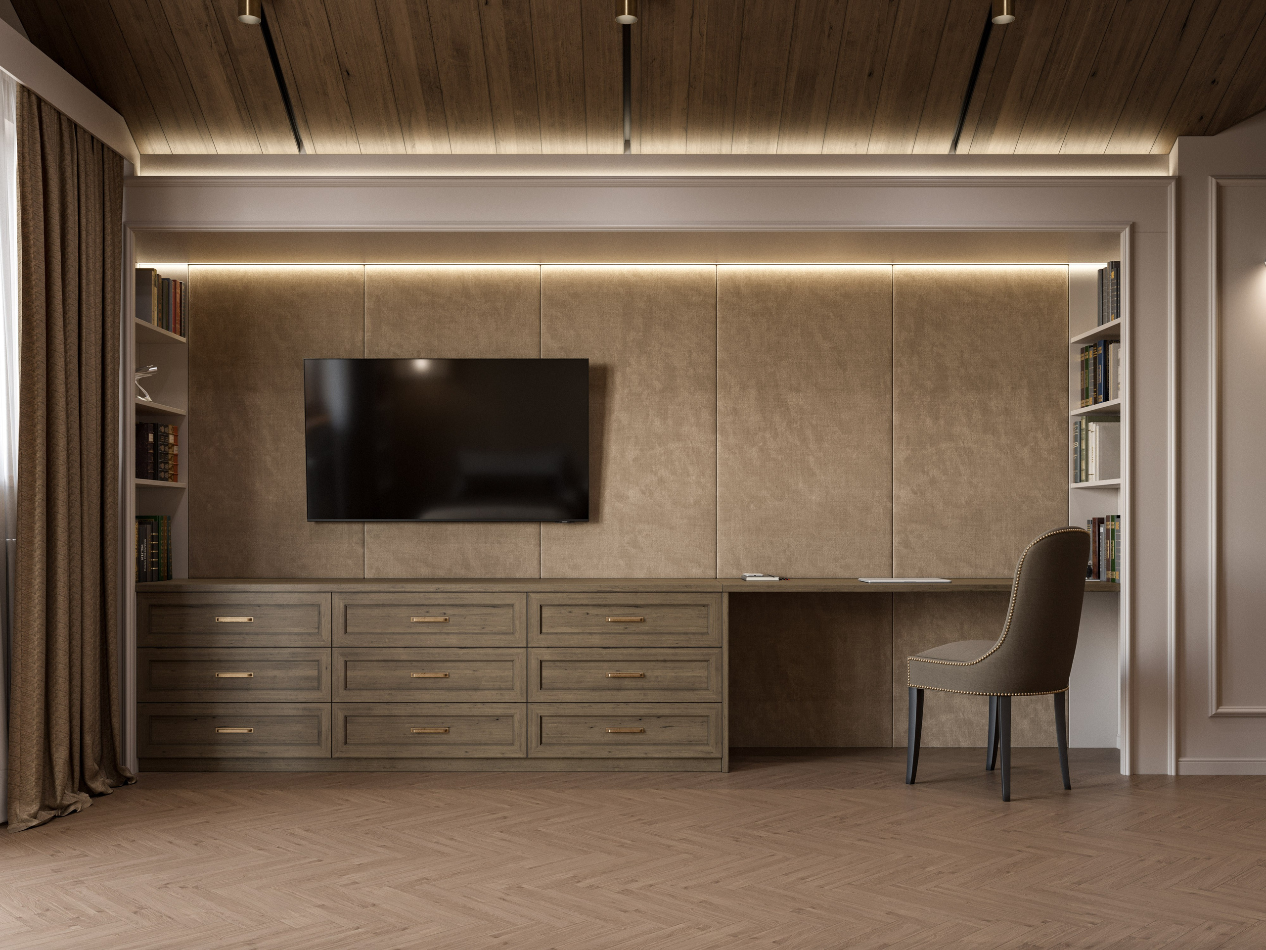 Сруб с Современным Наполнением: 3D Визуализации Интерьера Загородного Дома. Визуализатор интерьера в Москве | Брагин Кирилл