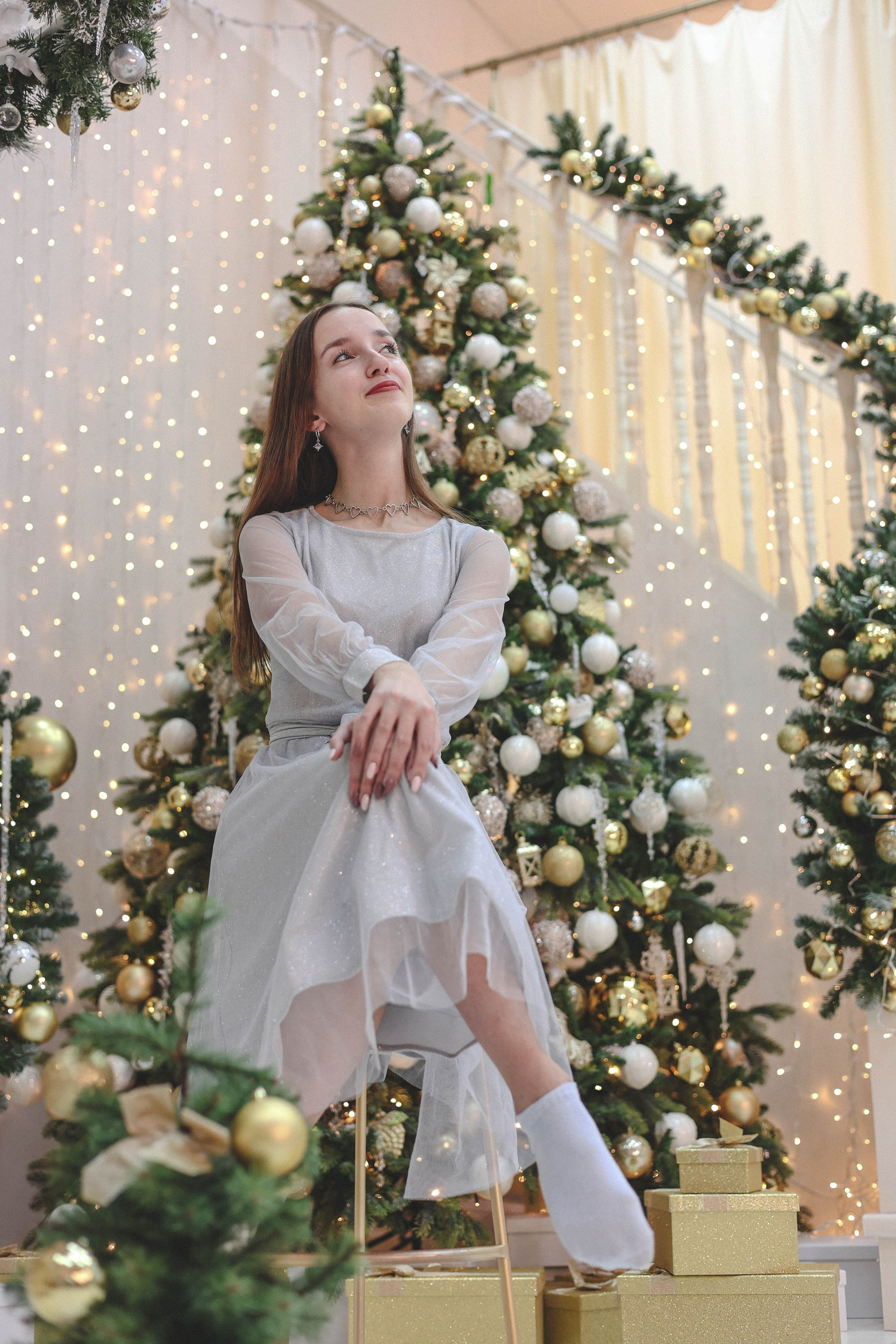 Новогодняя история «Ирина и ее семья». Фотограф в Москве Анастасия Калинина