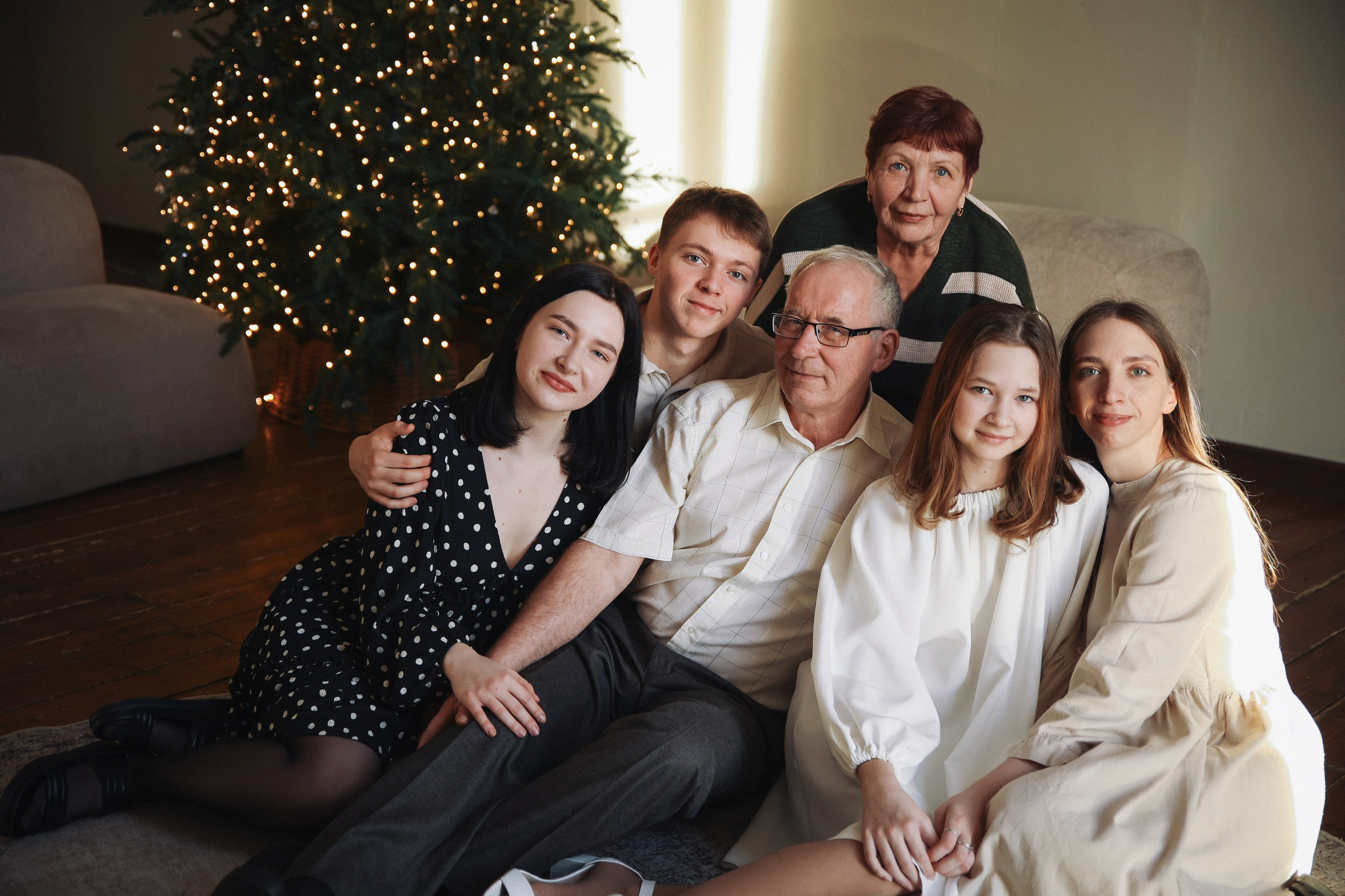 Семейная фотосессия Большая семья Фотосессия с родителями. Фотограф Владимир Москва