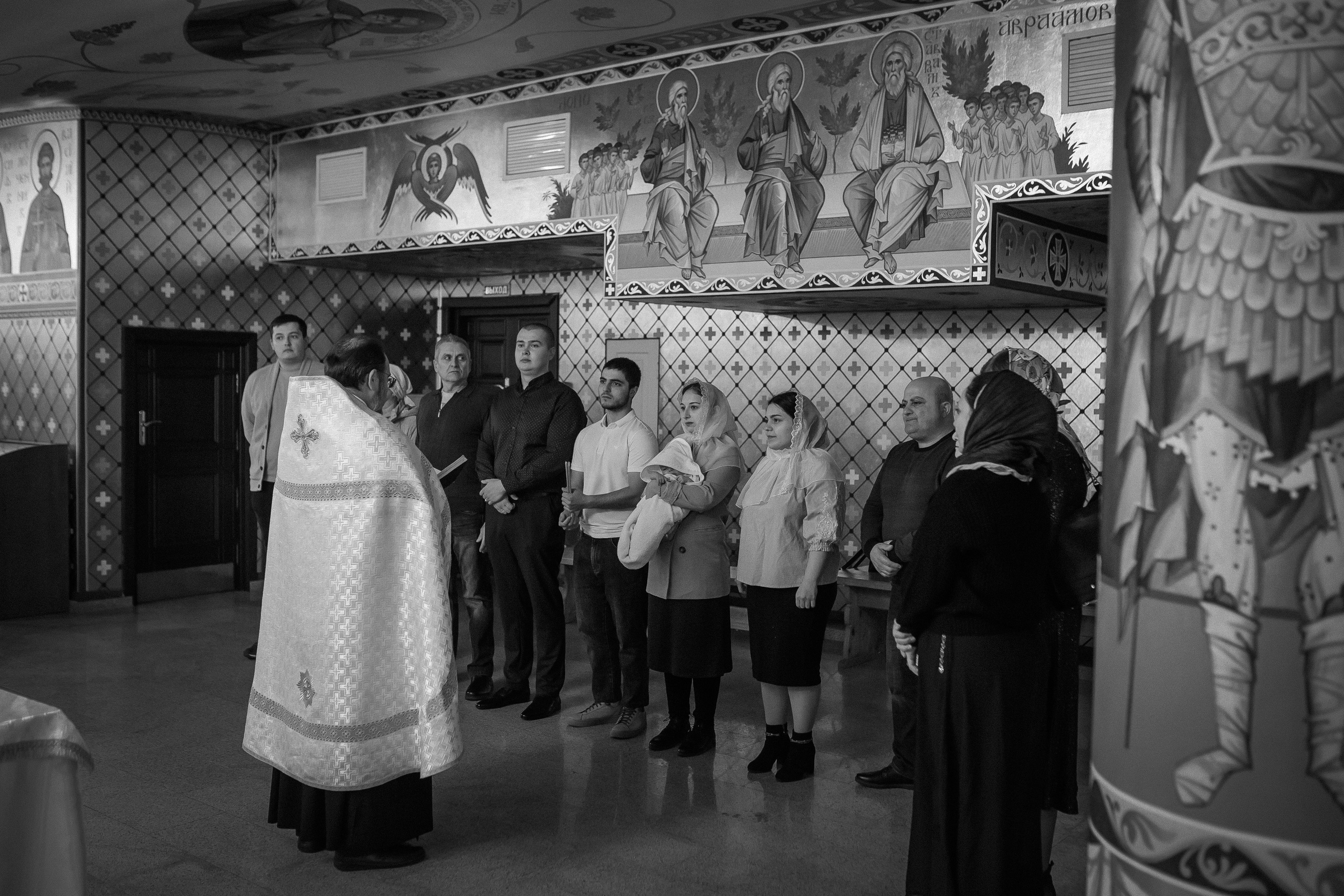 Крещение Софии. Храм Никольский. Семейный фотограф в Сургуте