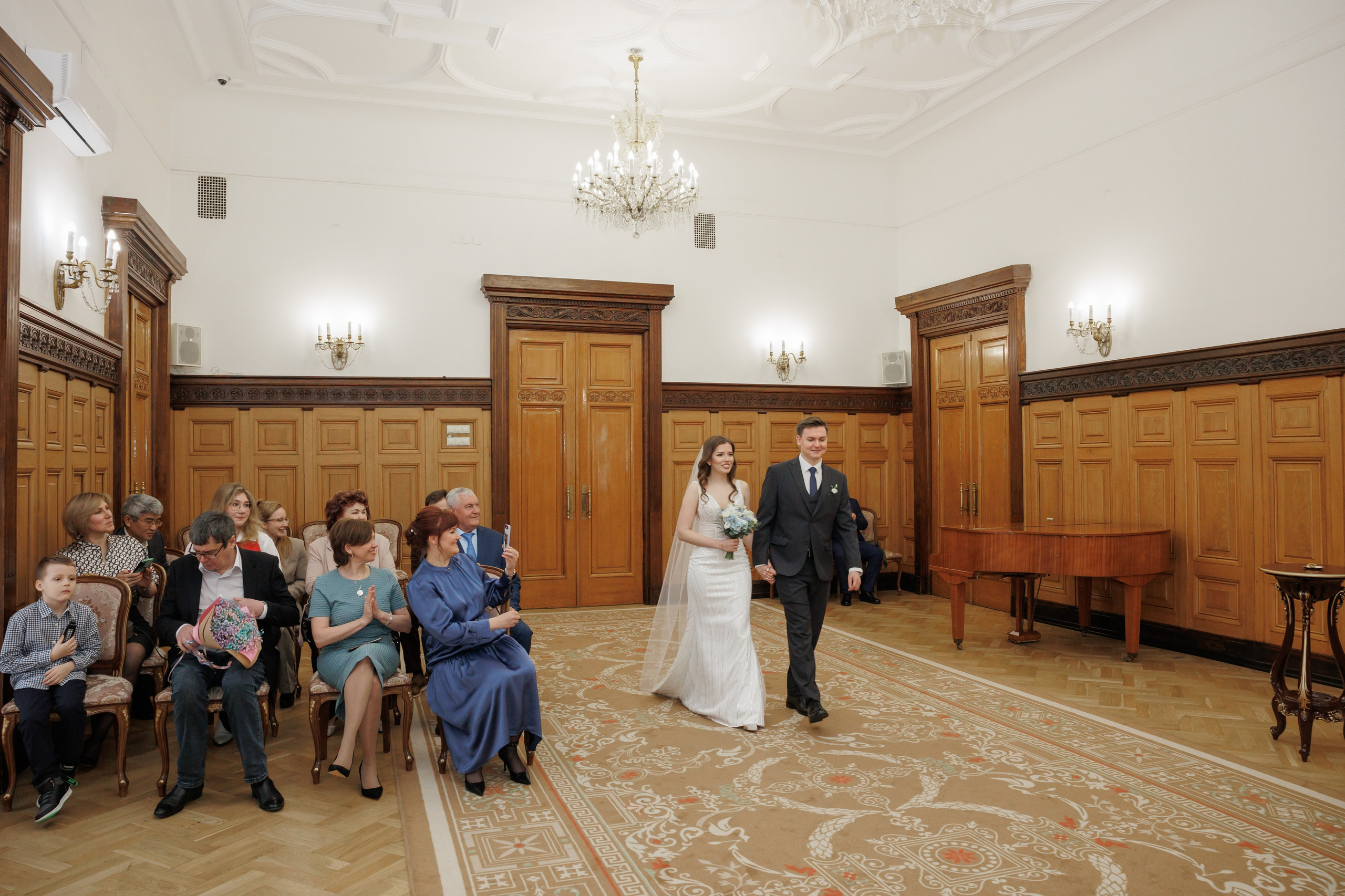 Даша и Дима, Грибоедовский ЗАГС. Свадебный и репортажный фотограф (Москва, Королев и другие)