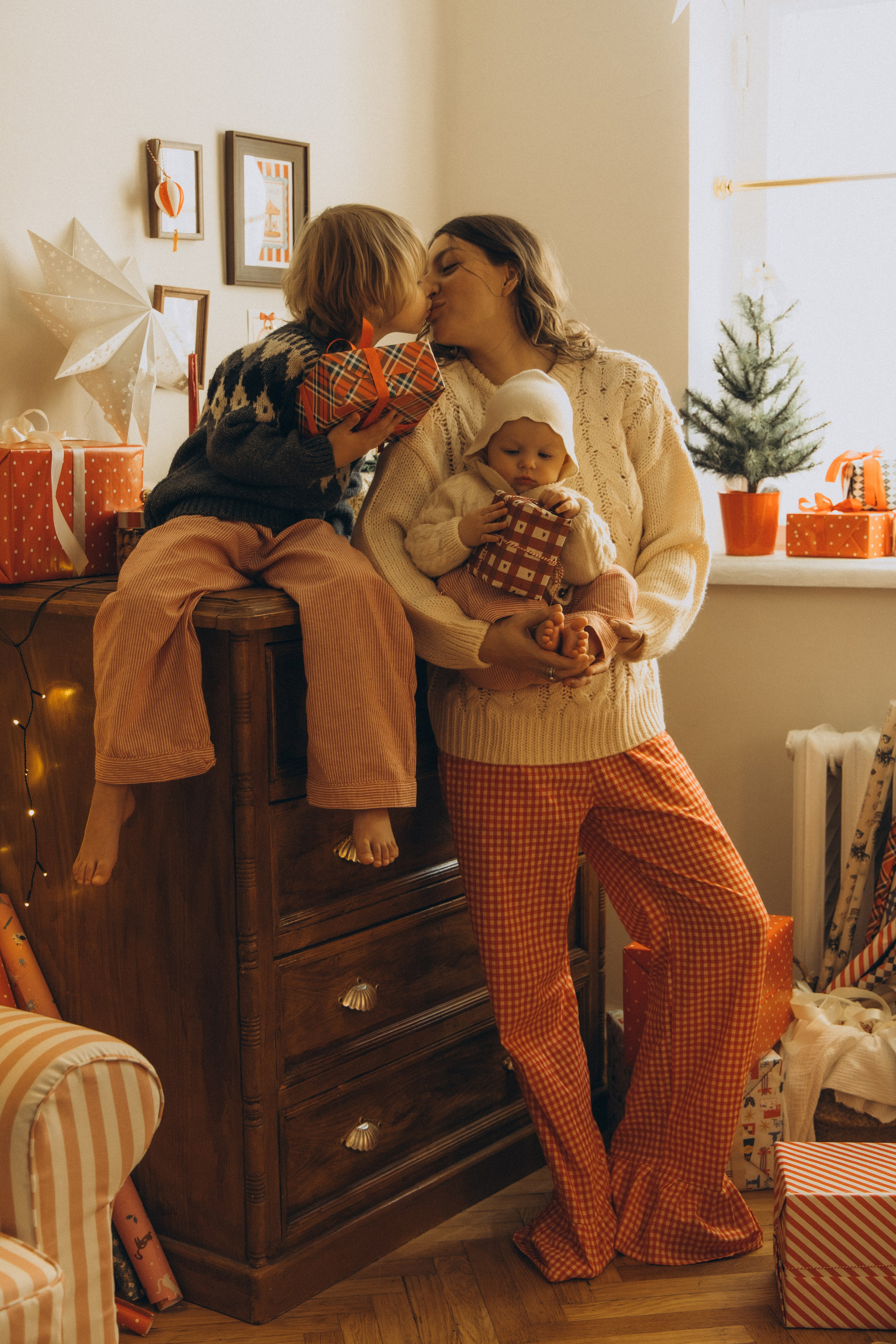 Теплая новогодняя история. Семейный фотограф в Москве Лоншакова Кристина