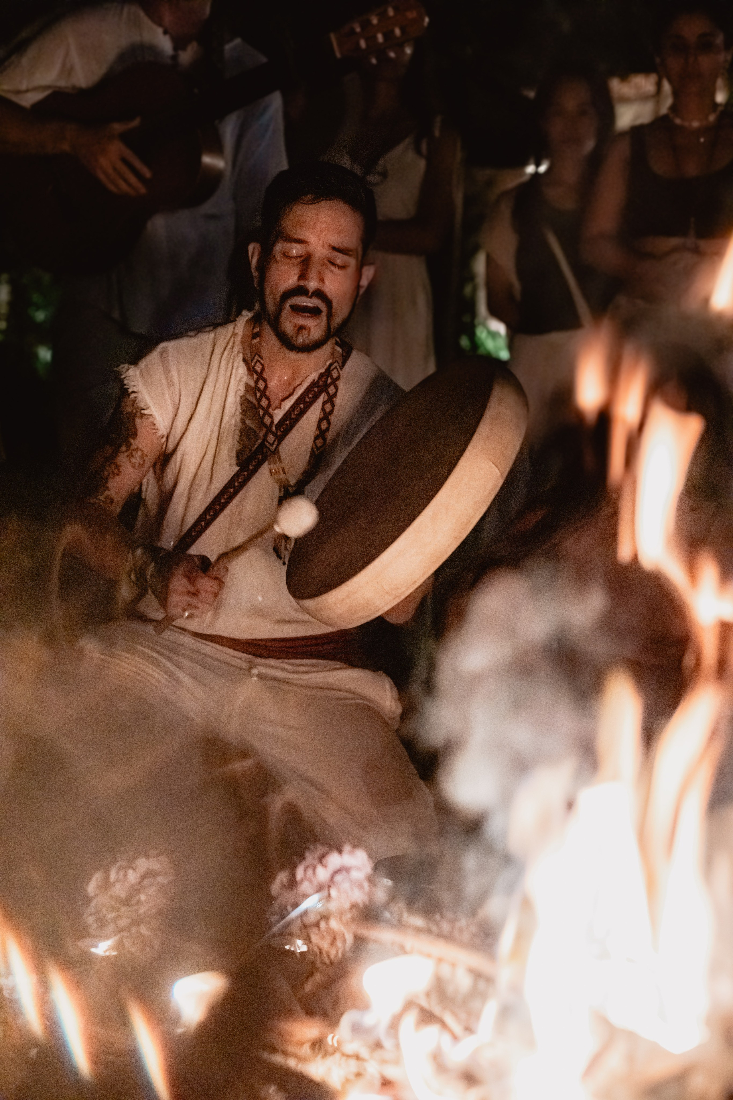 Cacao ceremony Full moon jan w Juan. Mariam Bagdasaryan