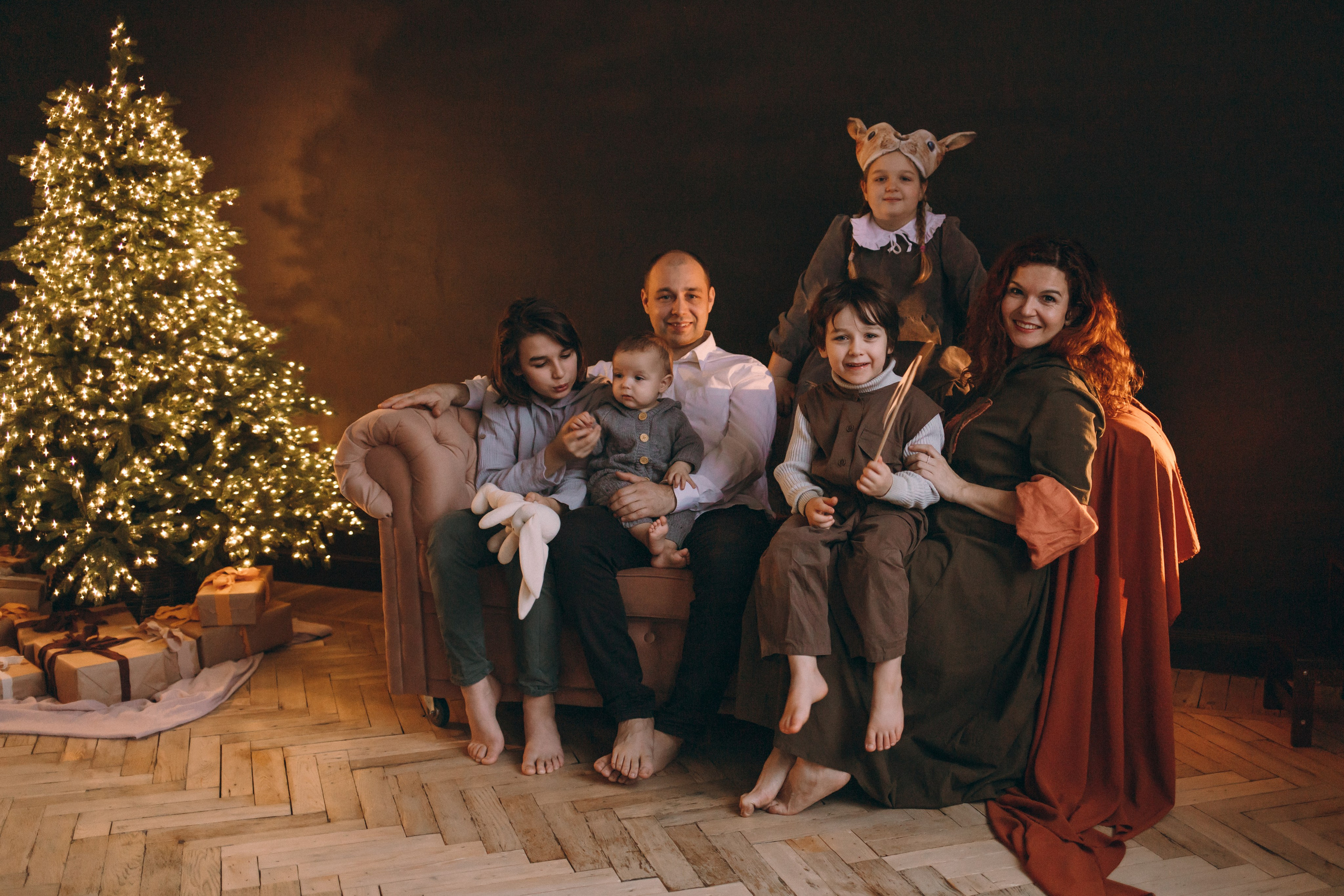 БОЛЬШАЯ СЕМЬЯ. Семейный Фотограф в Санкт-Петербурге Пушкин Анастасия Дьяконенкова