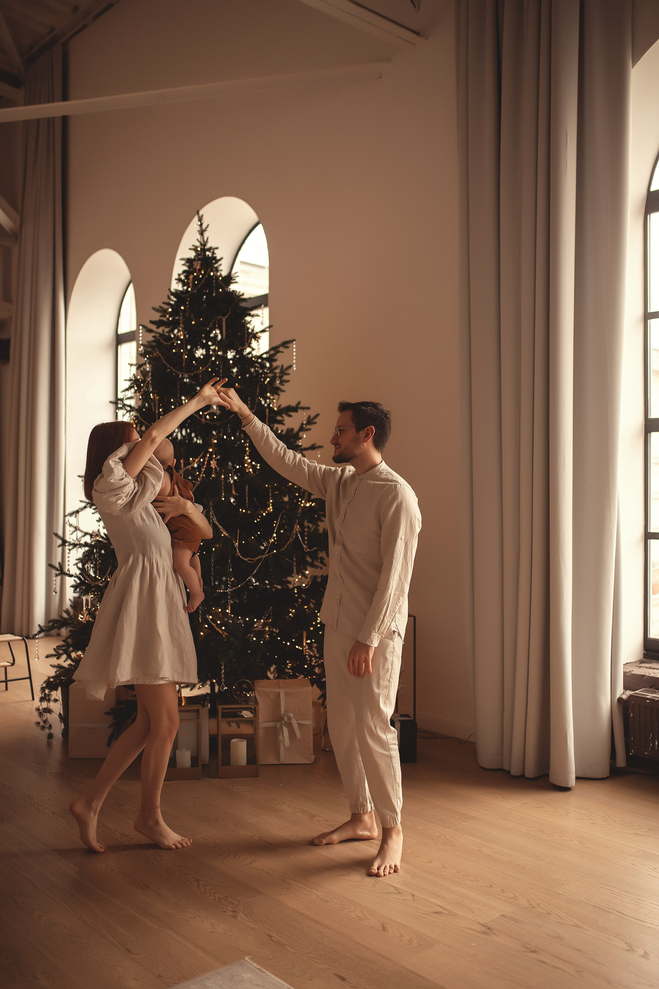 Семейная новогодняя история. Фотограф в Москве. Елизавета Косицына