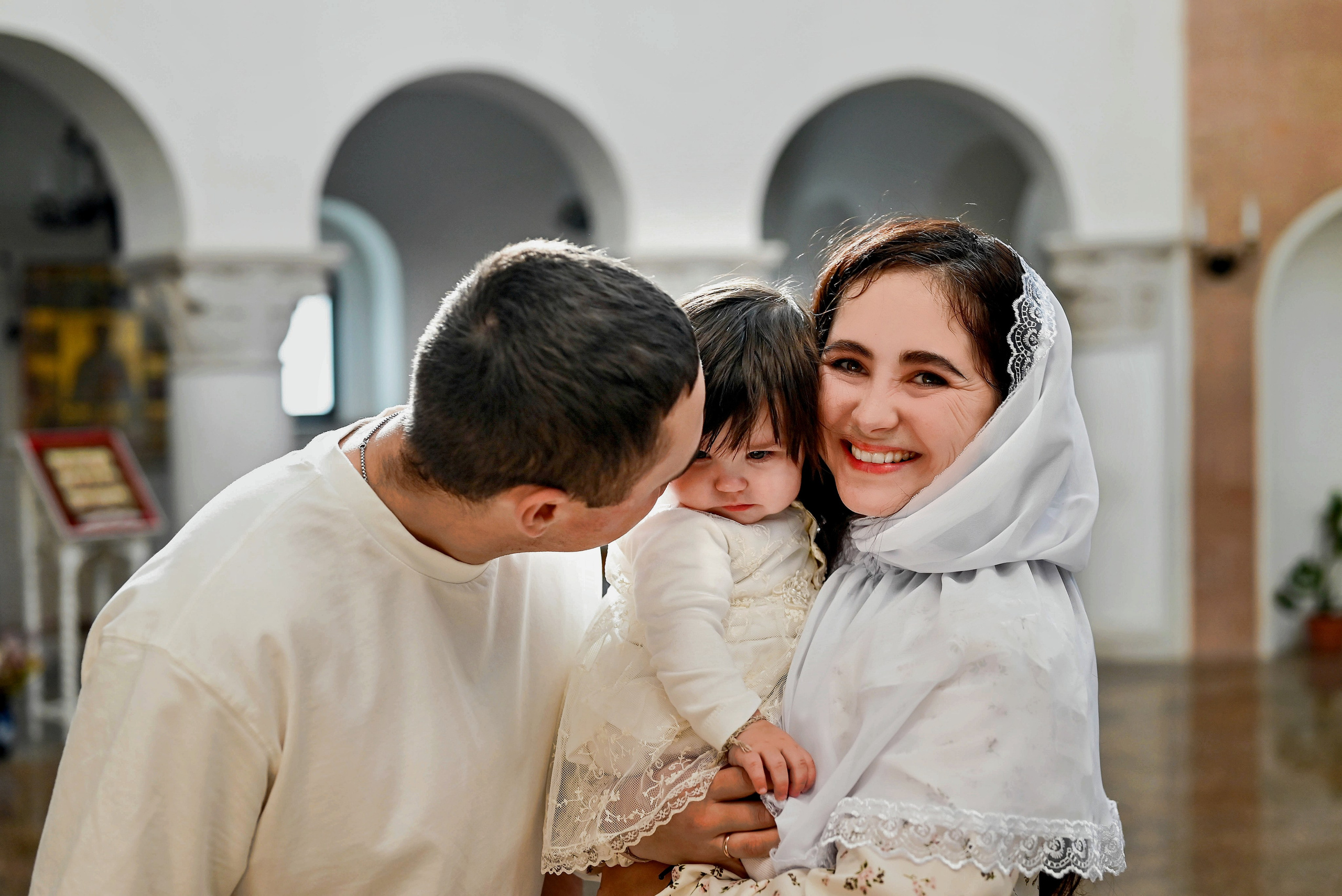 Крещение Вероники. Семейный и детский фотограф Москва