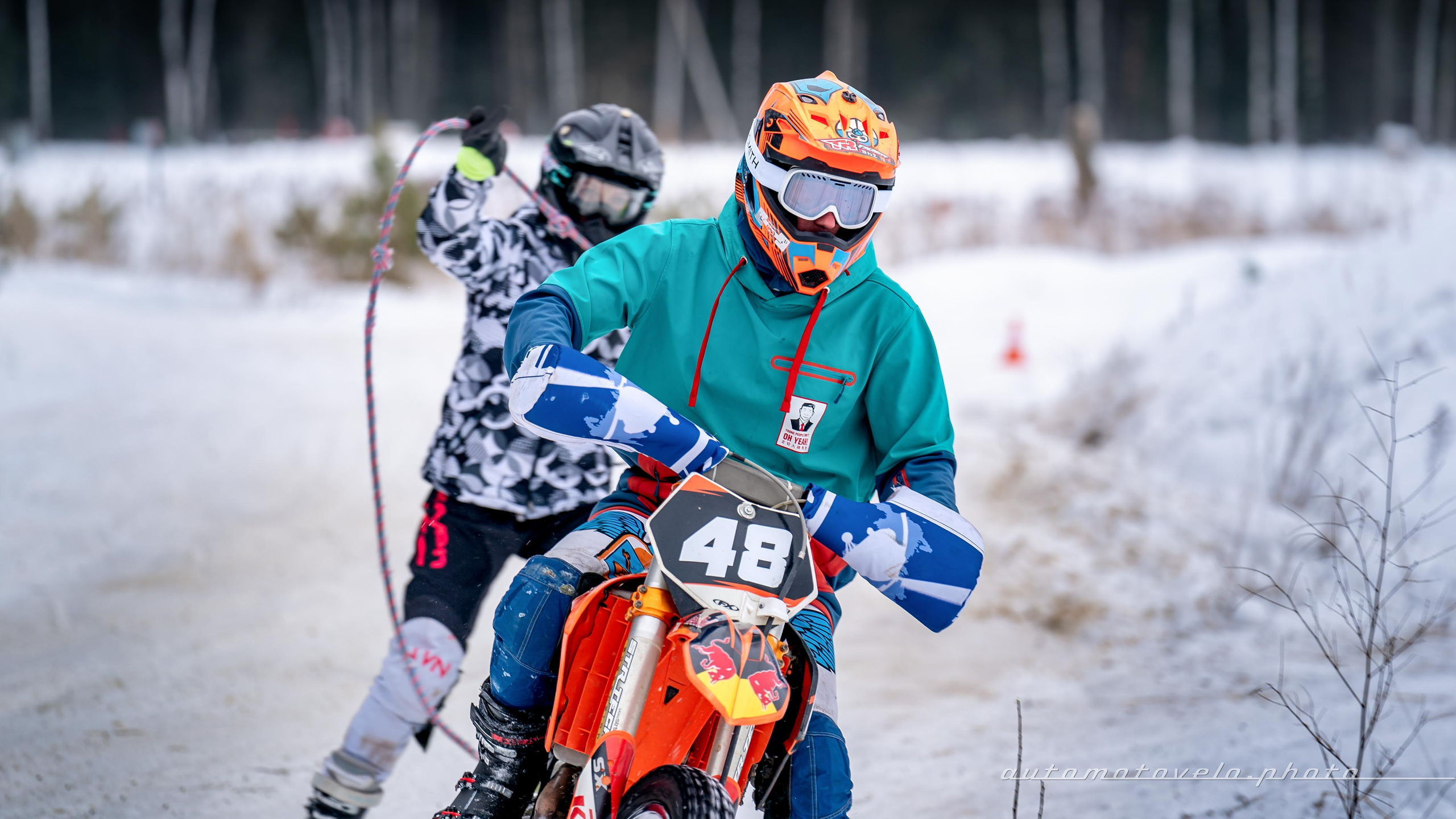 Скийоринг в Конаково 2024/25. 1 этап