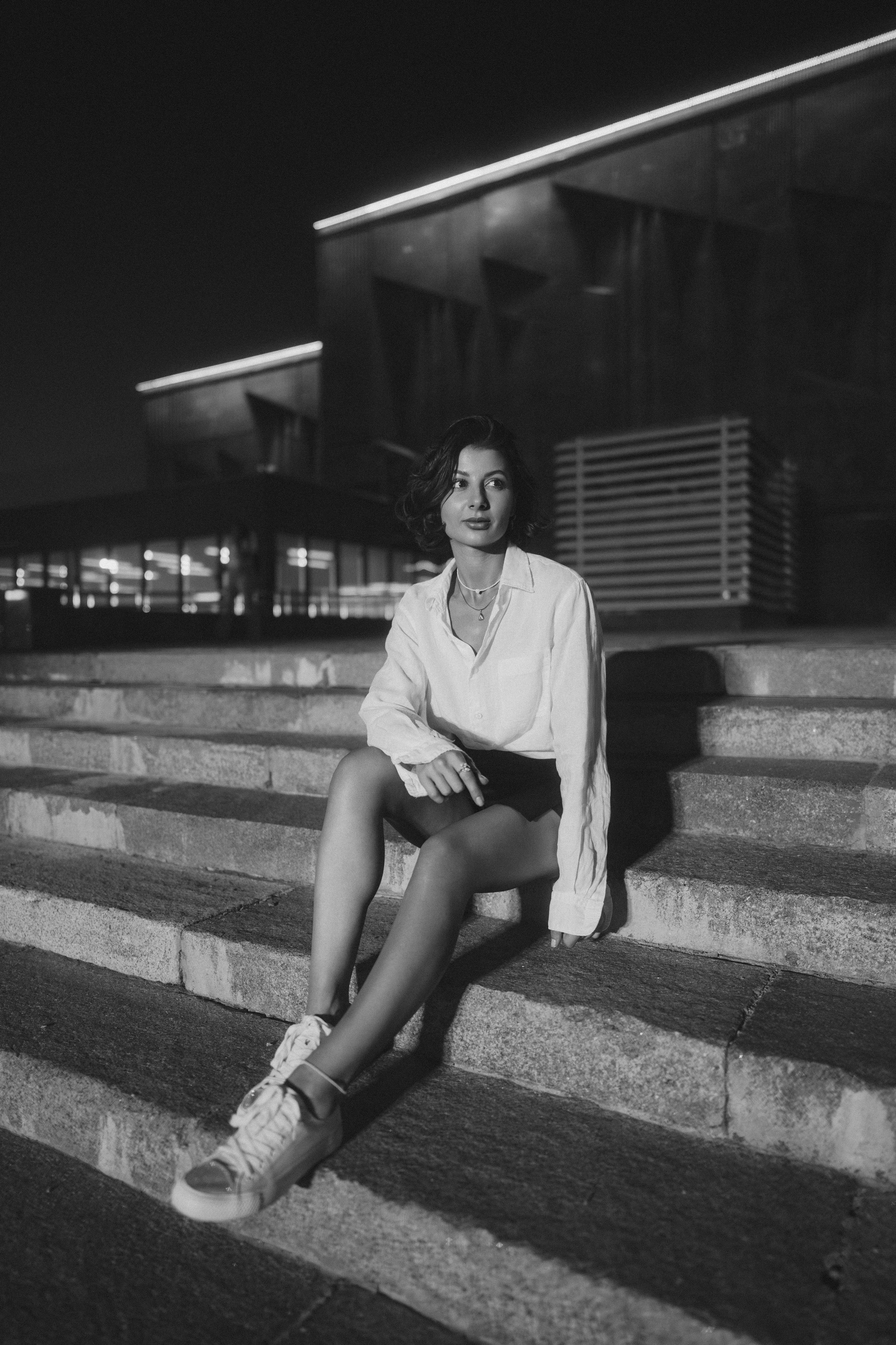 Outdoor Portrait Photoshoot with Yana in Kazan National Library