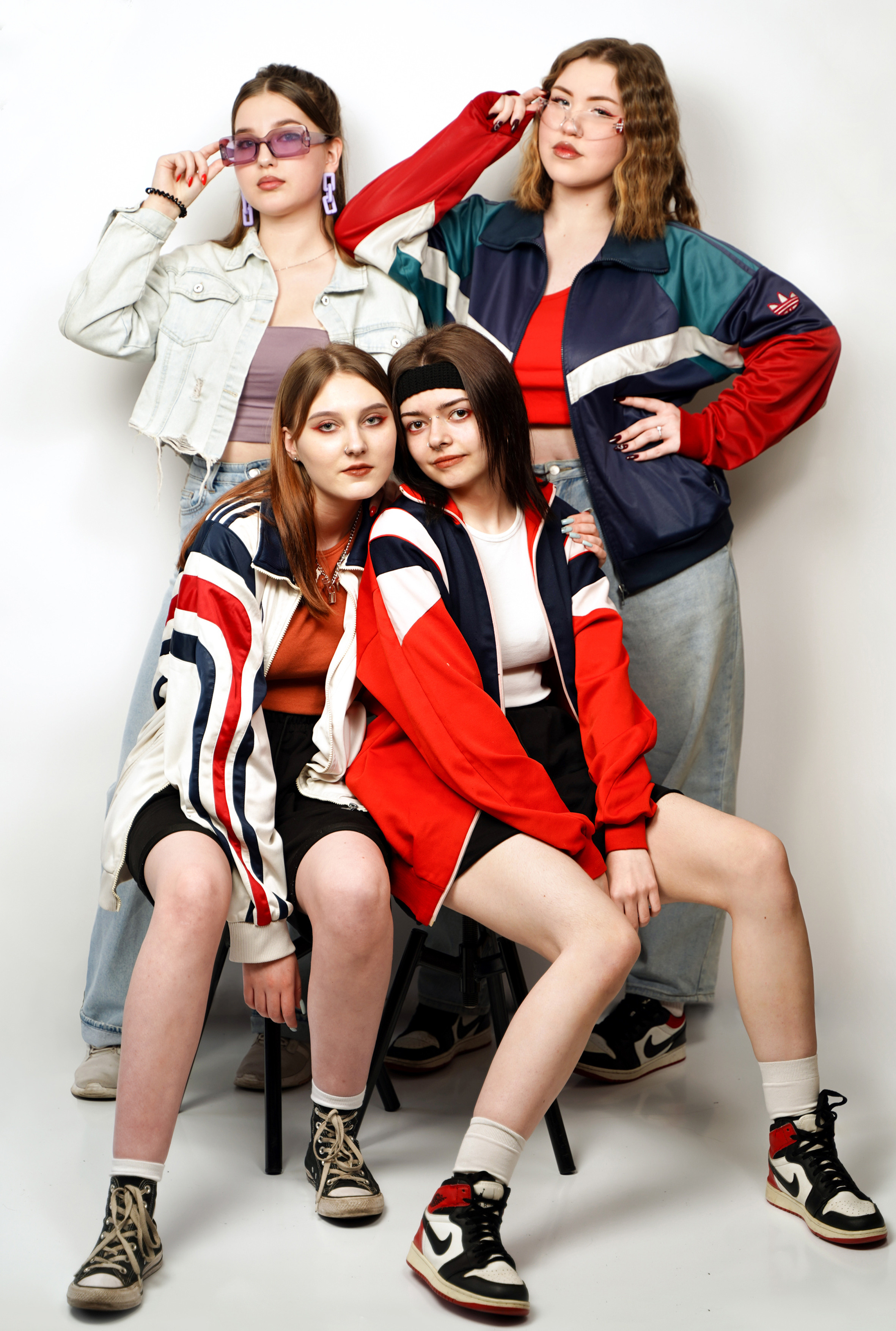 Школьная фотография Поповы