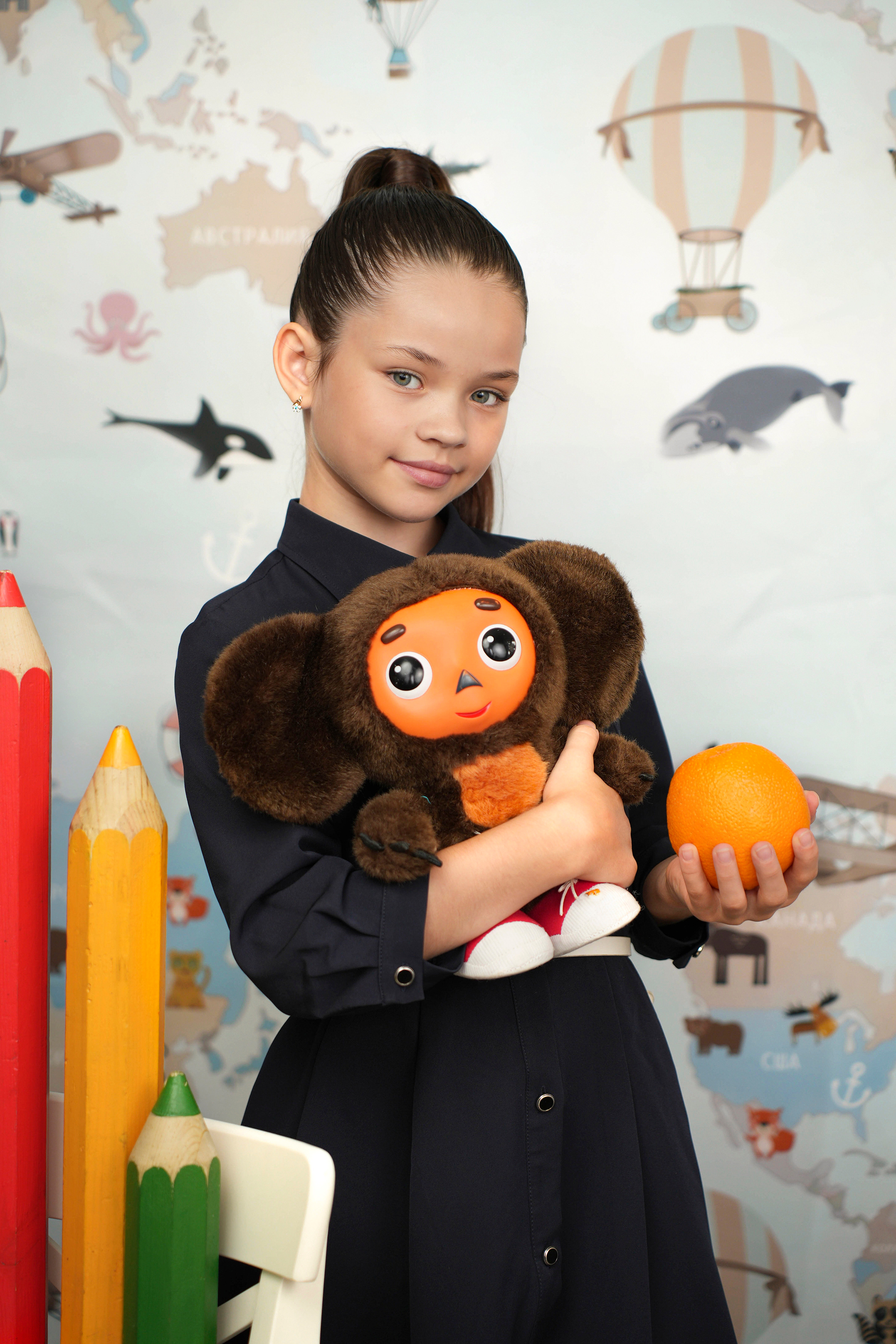 Фон начальные классы. Школьная фотография Поповы