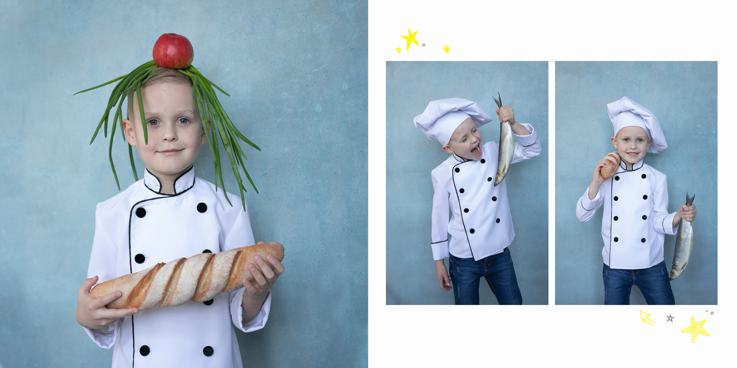 Дизайн для начальных классов. Школьная фотография Поповы