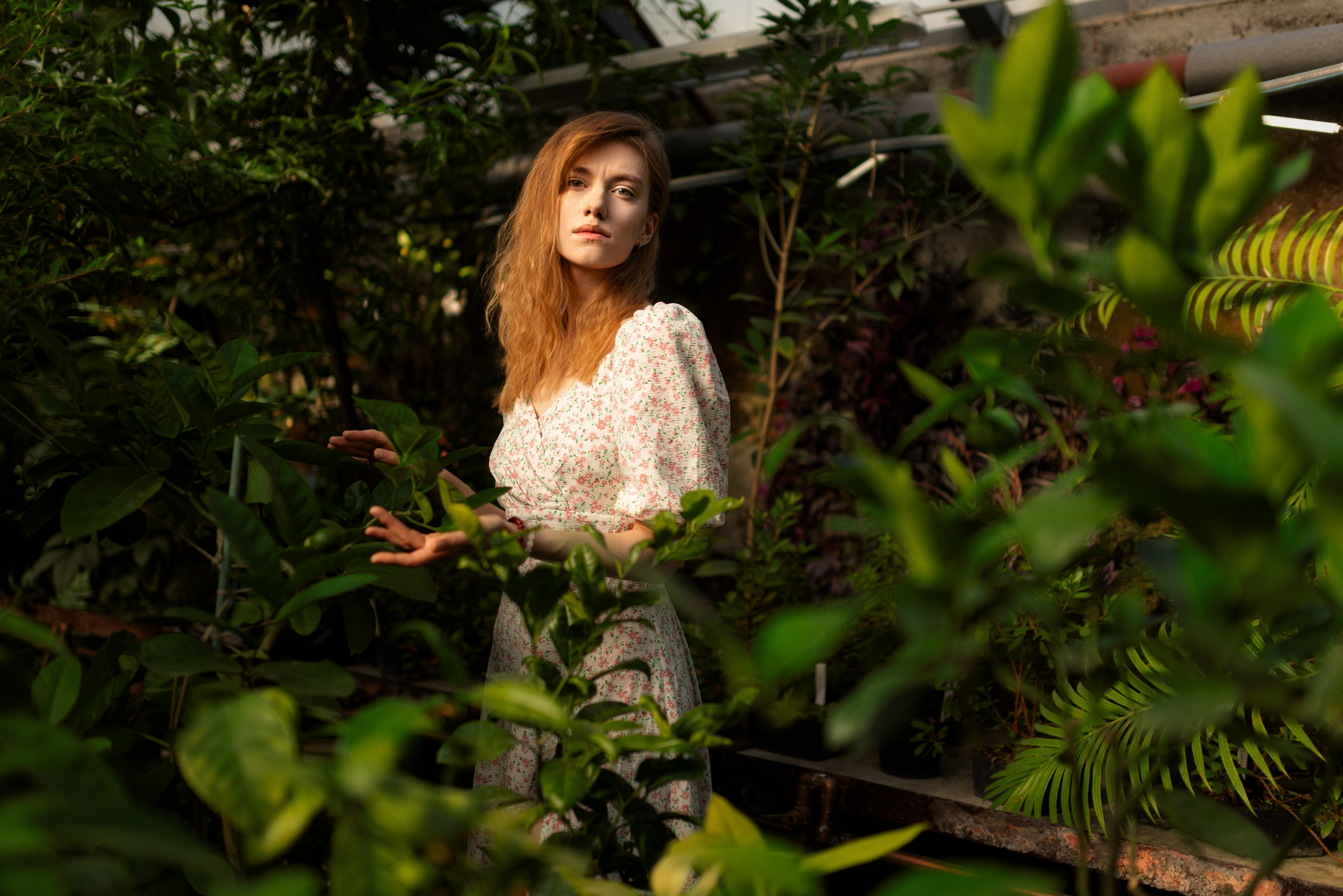 Фотосет с Дарьей в ботаническом саду в формате для «себя». Дмитрий Шульгин, портретный фотограф в Воронеже