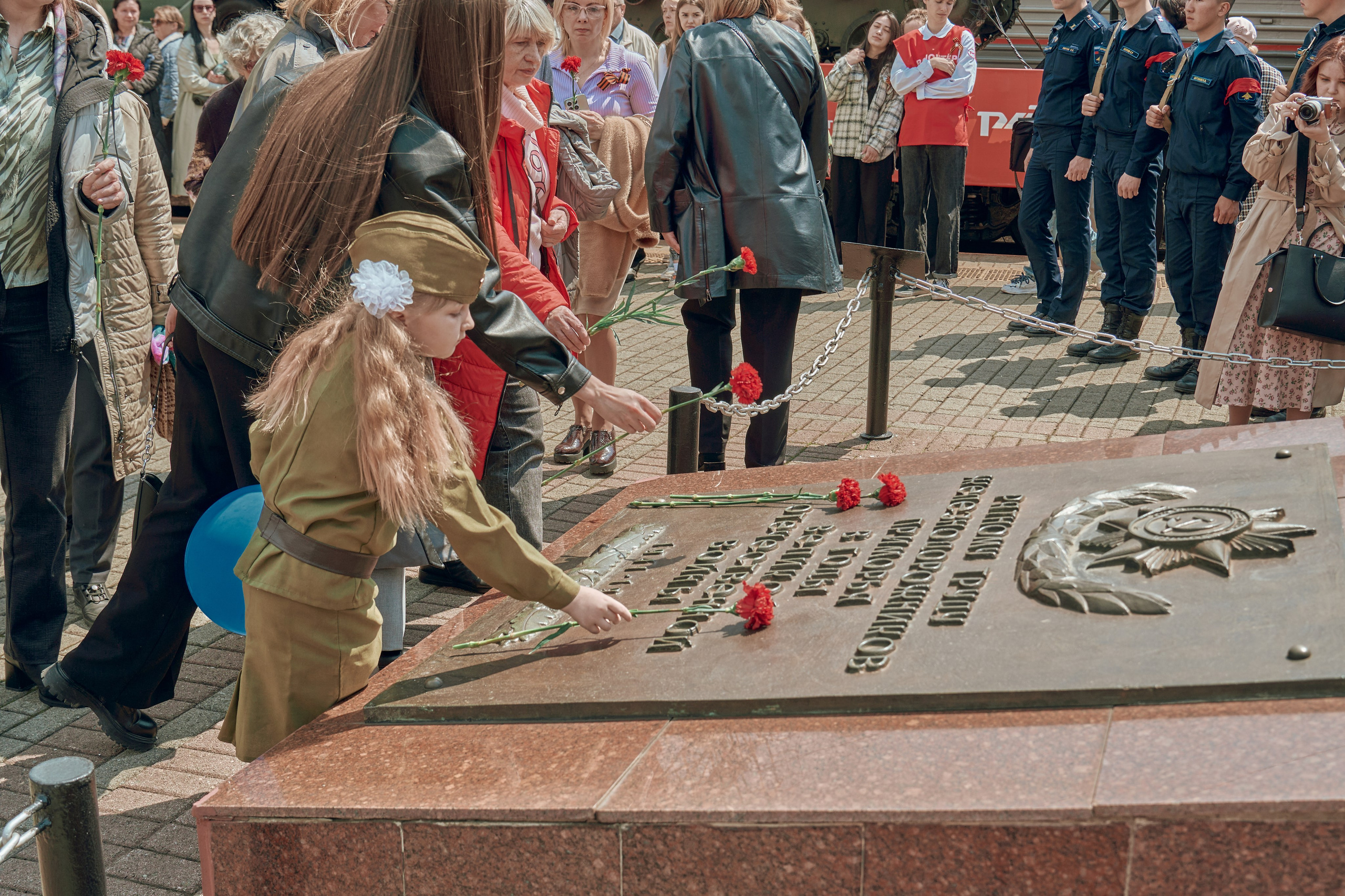 Поезд Победы!. Фотограф во Владивостоке