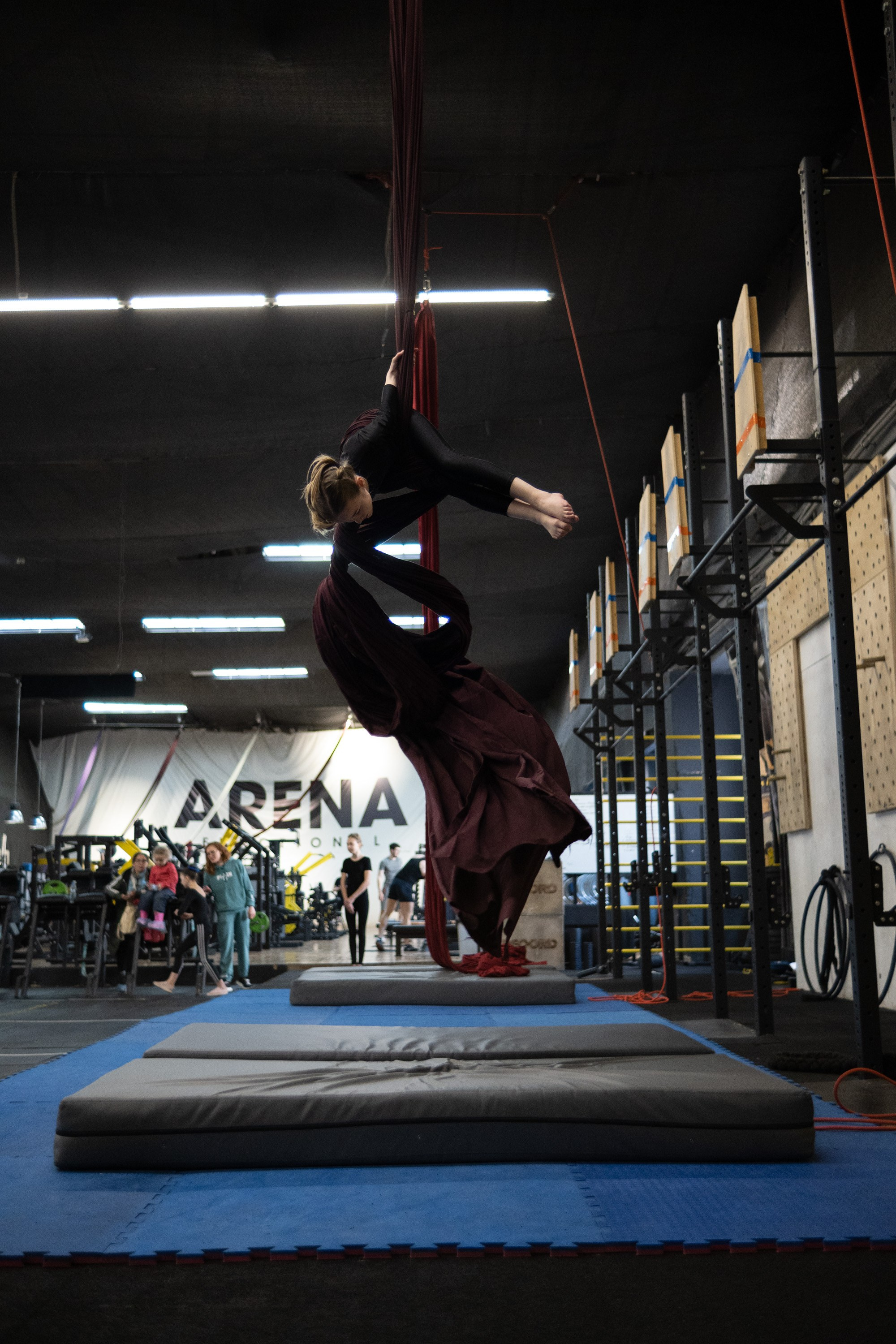 Внутриклубные соревнования по воздушной гимнастике 02.04.23