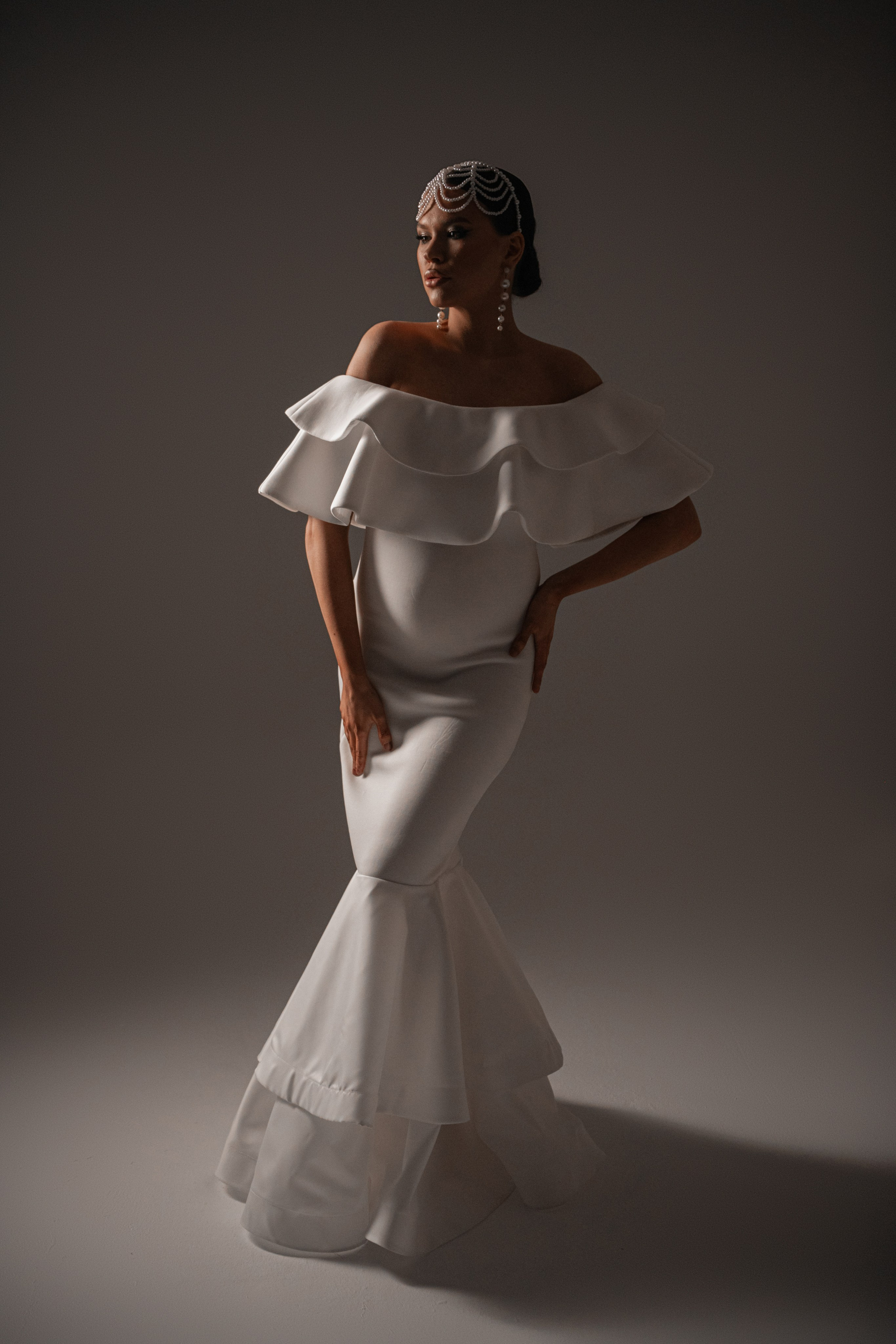 Белое платье 42-46. Фотограф Анна Качан