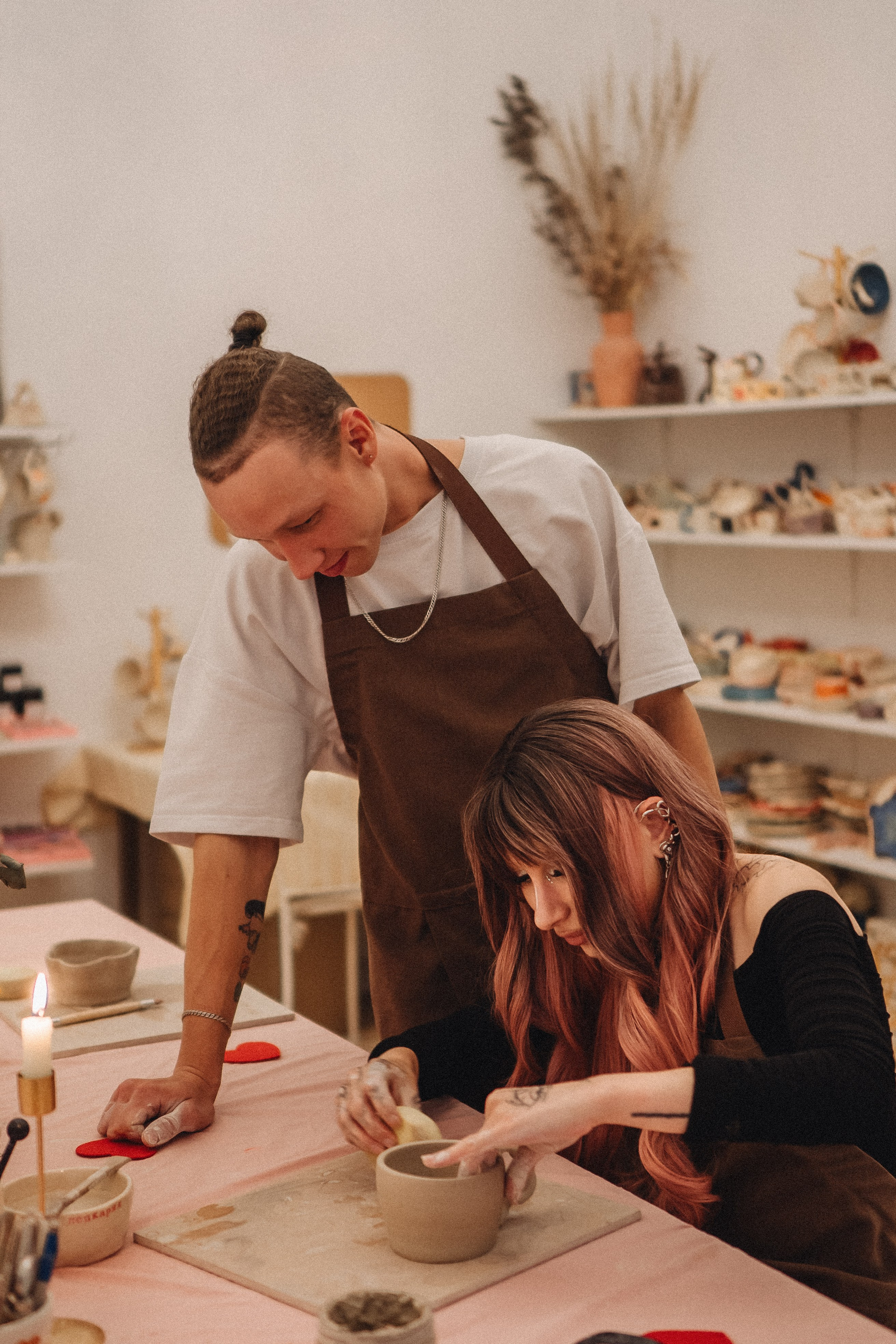 СВИДАНИЕ В ГОНЧАРНОЙ МАСТЕРСКОЙ. Профессиональный фотограф, Санкт-Петербург — Виктория Богомолова
