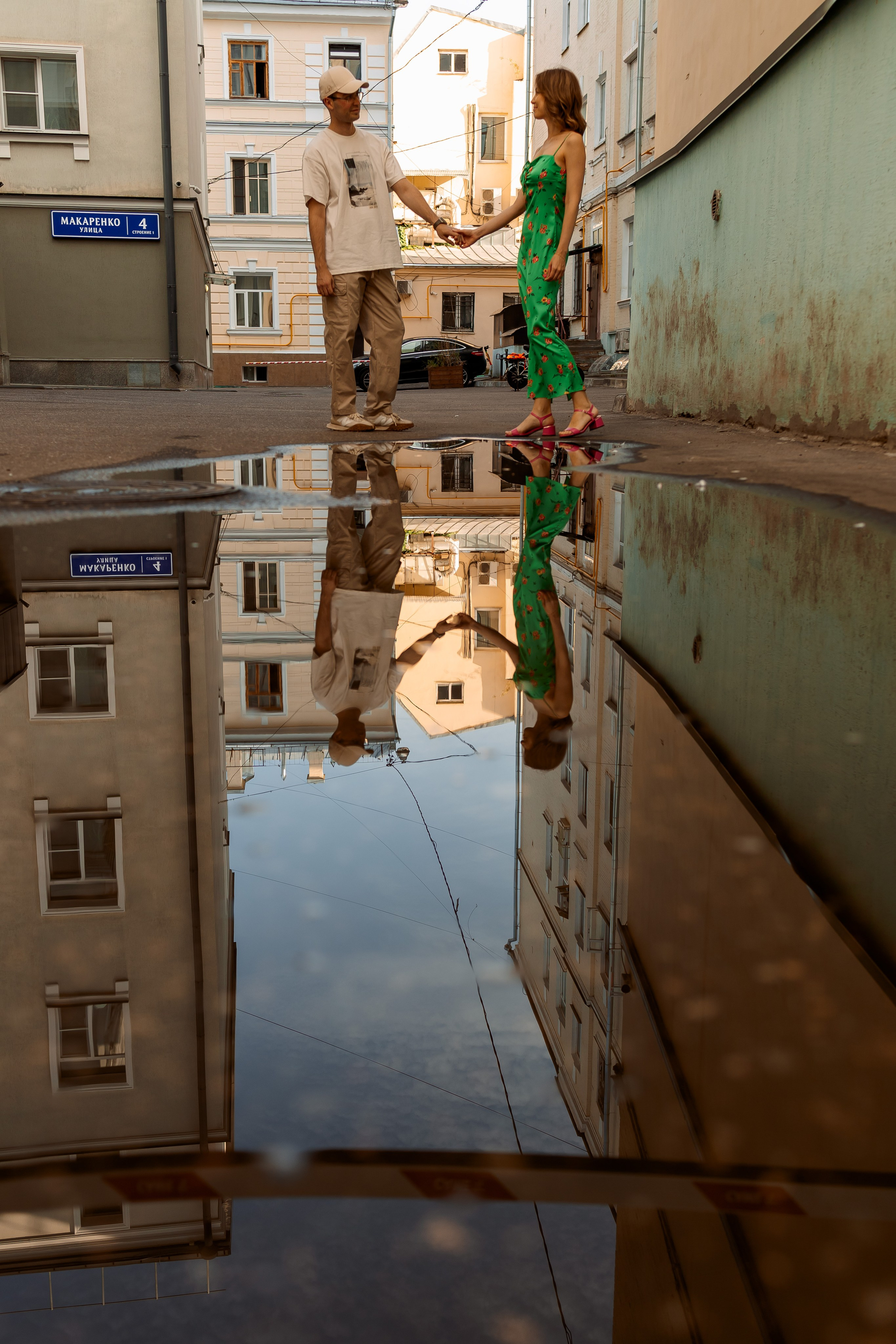 отражение в луже