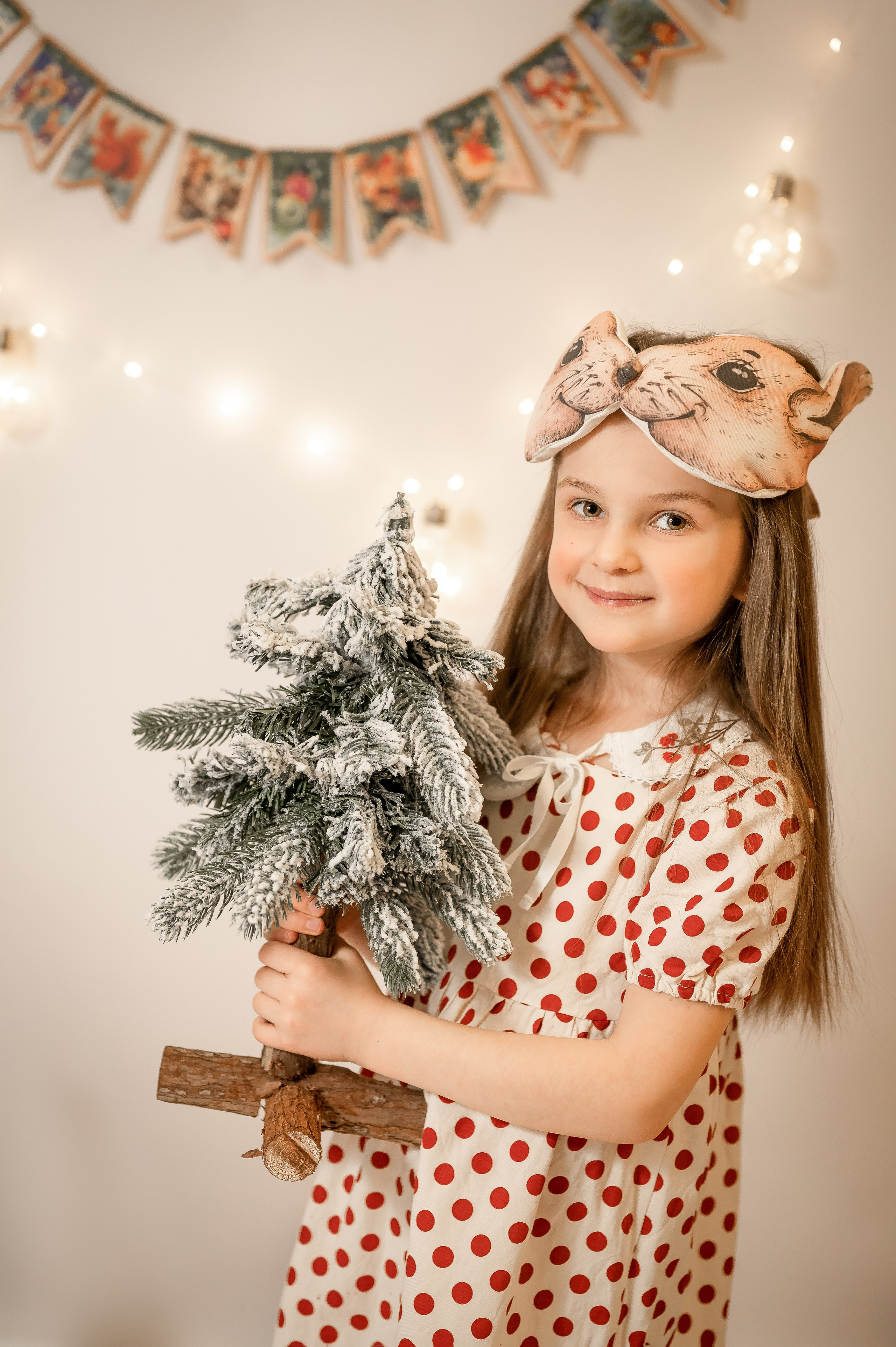 Новый год в студии. Фотограф новорождённых, семейный, школьный в городе Калуге Евгения