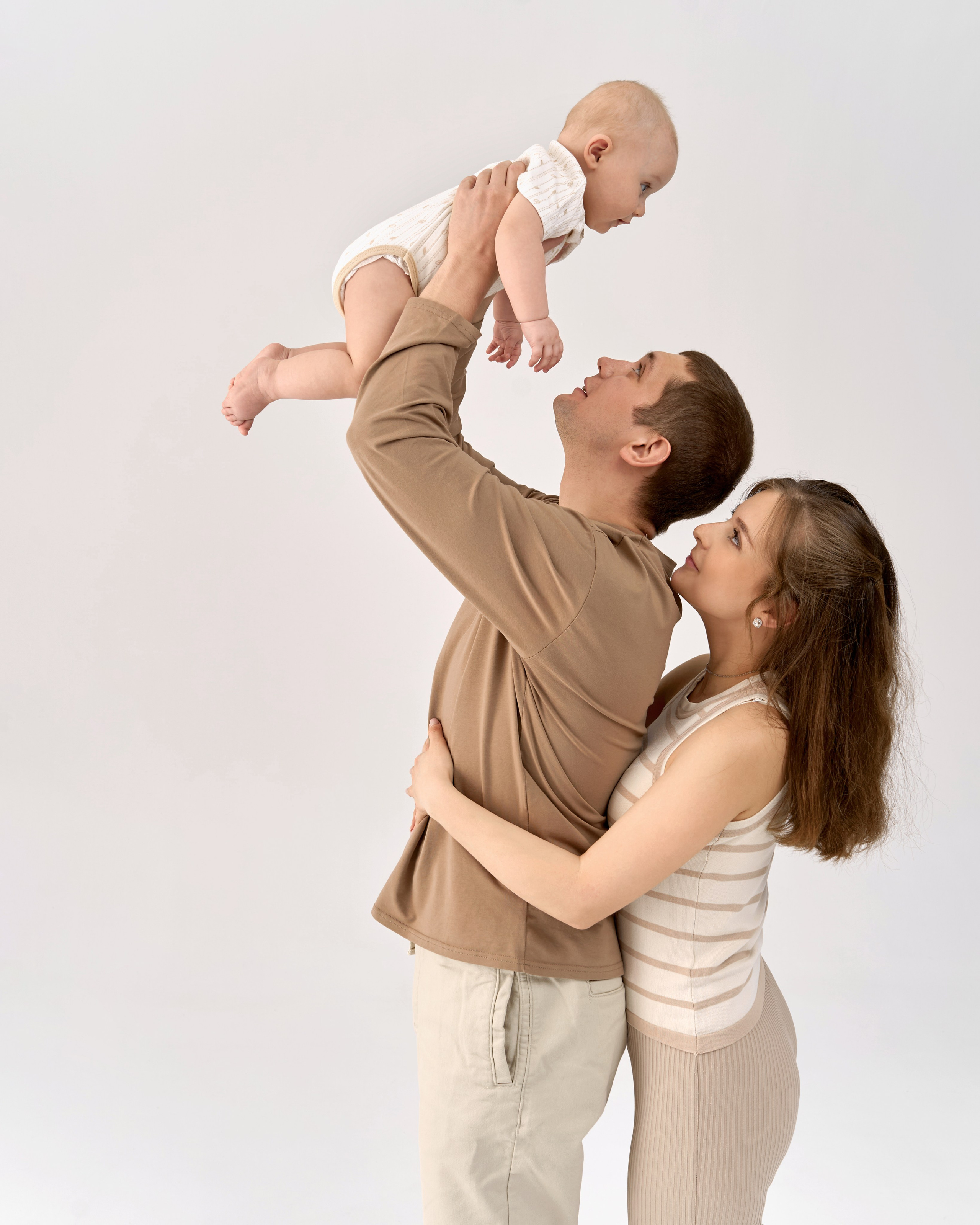 Семейная фотосьемка в стиле минимализм