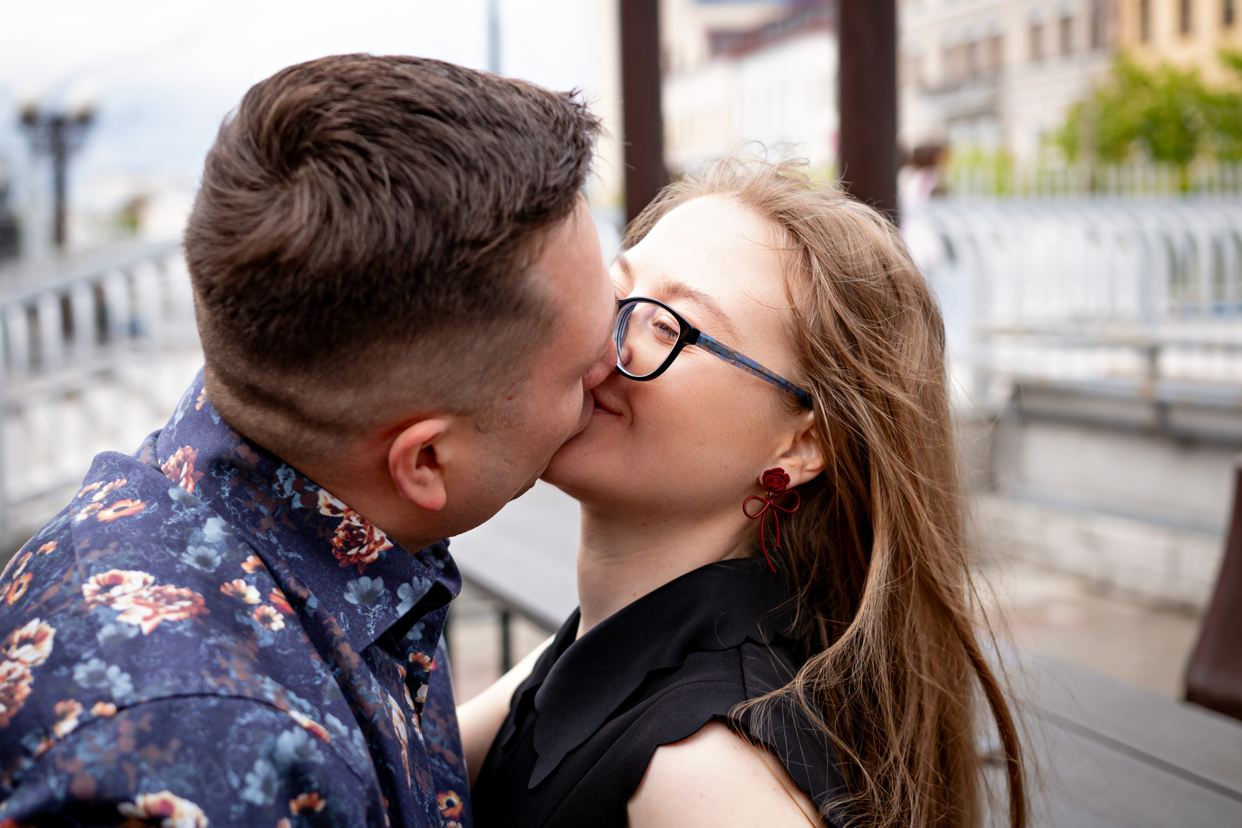 Love story фотосессия в Минске, прогулка по городу