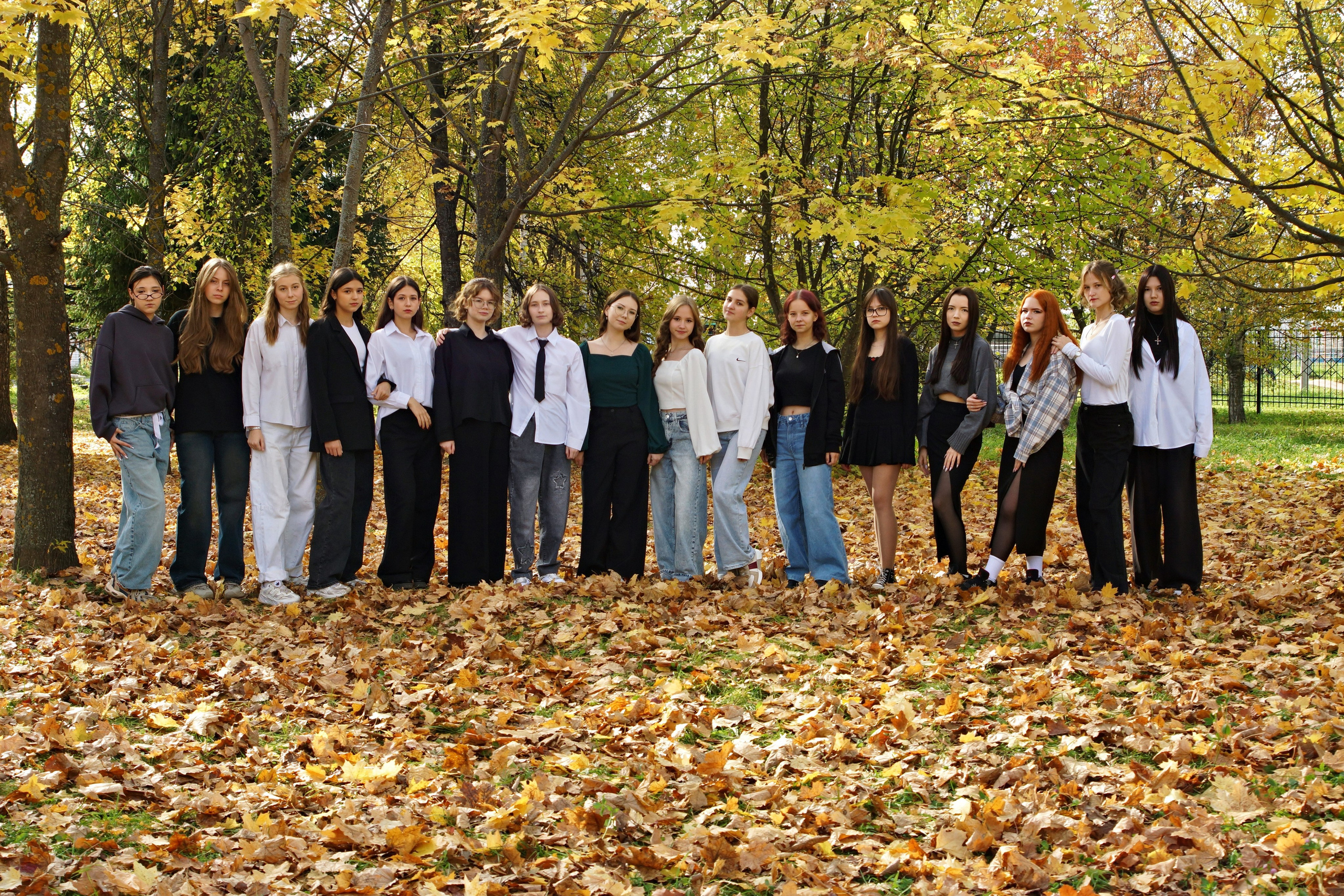 Осенняя фотосессия в школе г. Йошкар-Ола