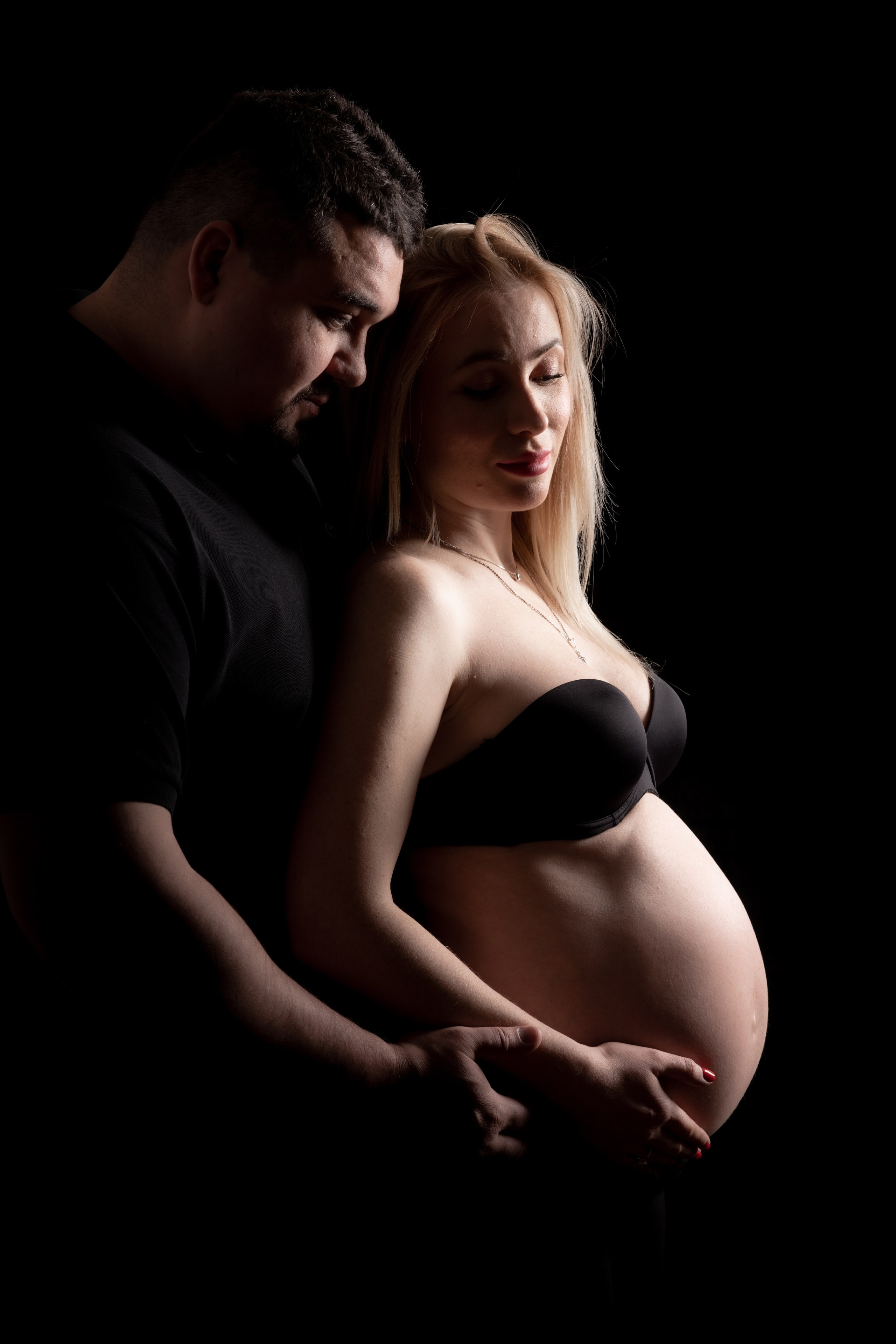 В темном ключе. Фотосессия беременности — Крылова Натали — Москва