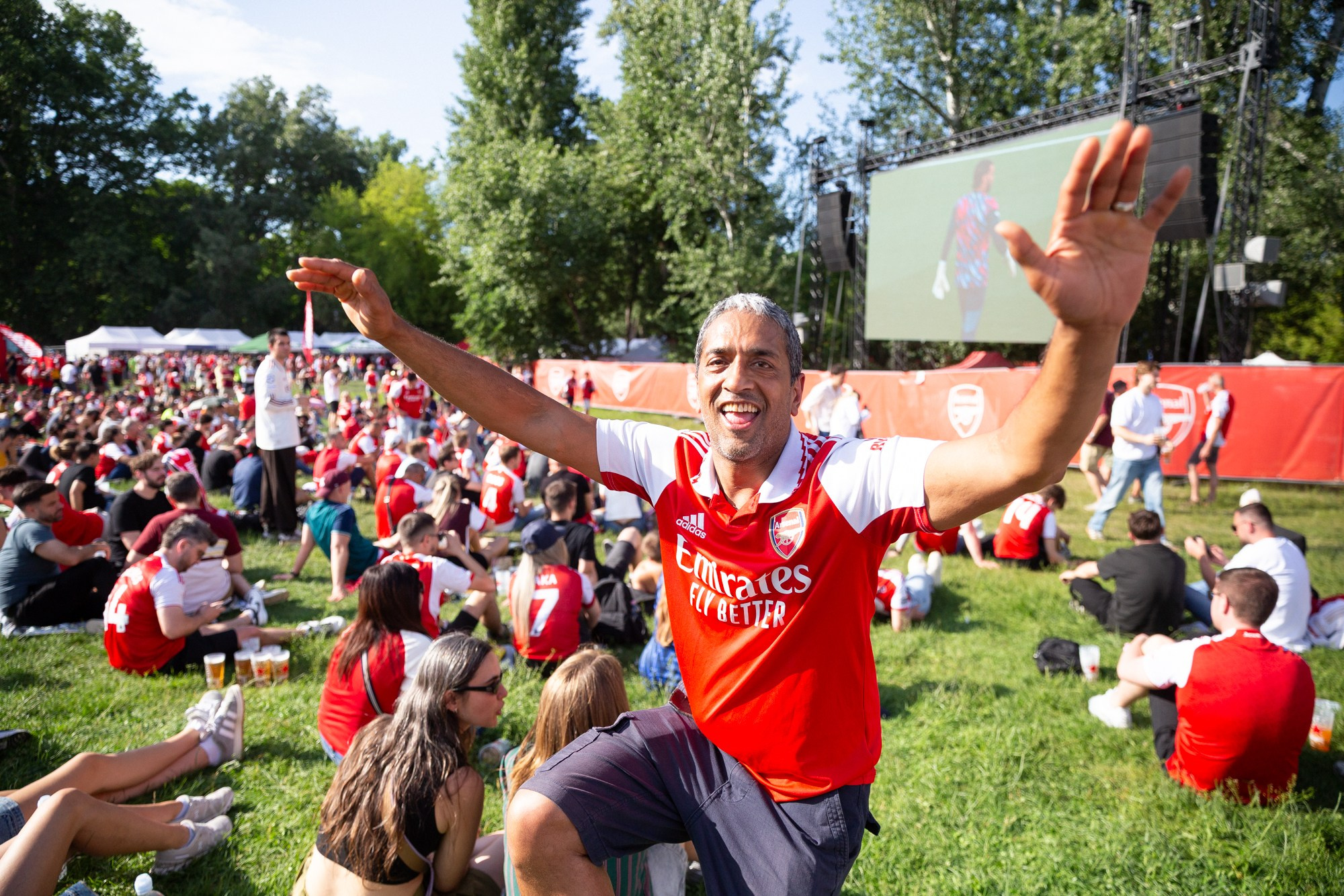 UEFA Champions League Final. Arsenal vs PSG. Budapest 2026. Arsenal Fan Zone. Photographer in Budapest  — Yura Knyazev