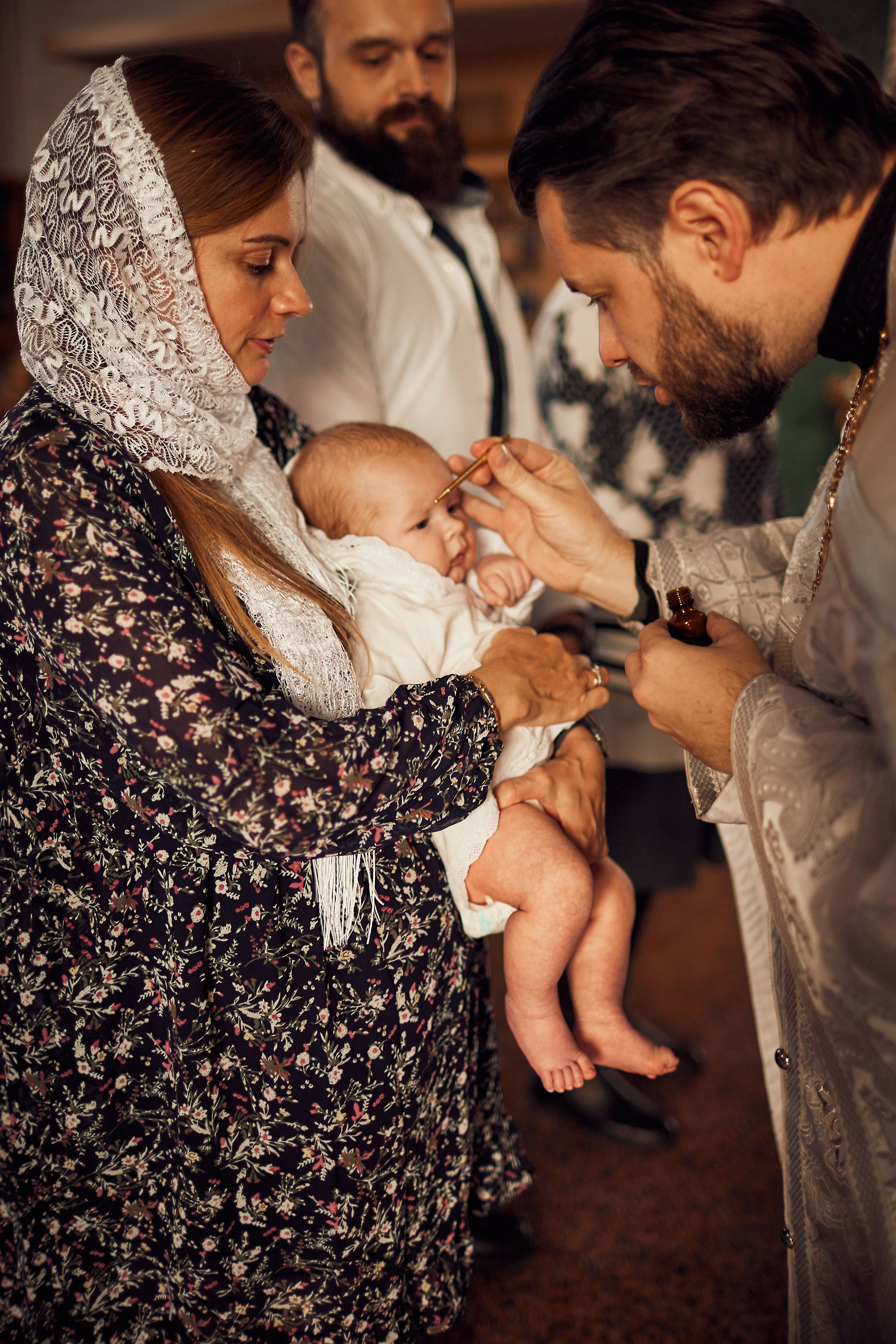 Таинство Крещения. Фотограф Москва|Ясенево Яна Новокрещенных
