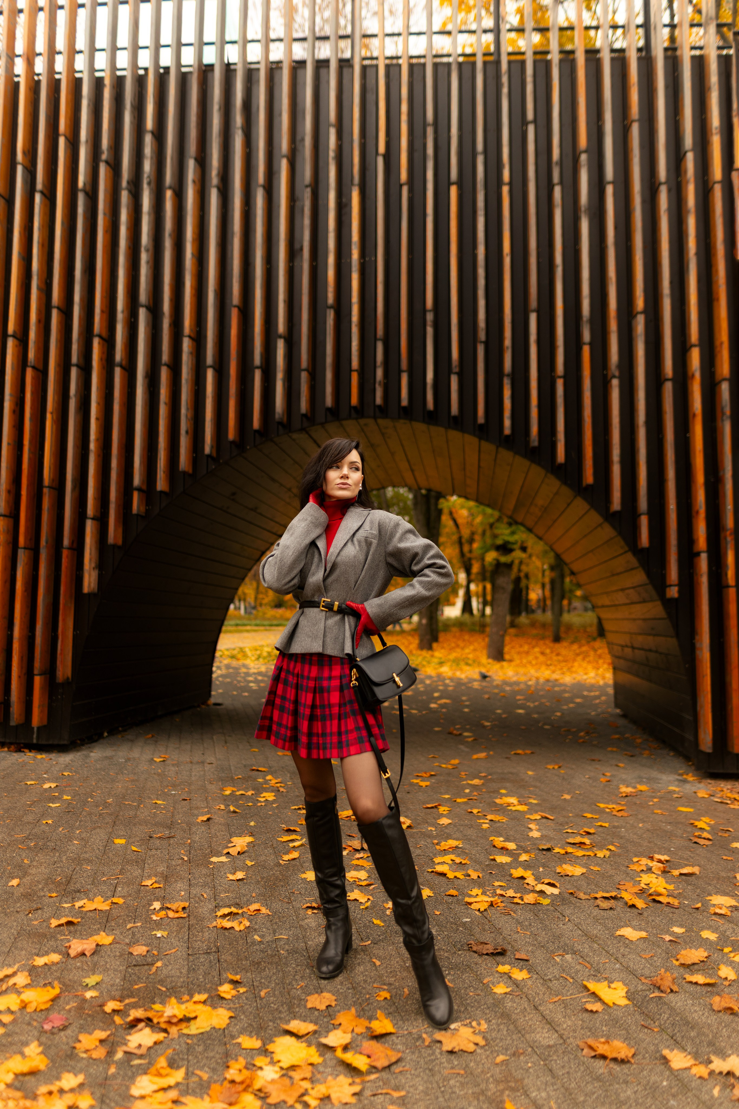 Фотосет с Екатериной в парке на осеннюю тему для «себя»