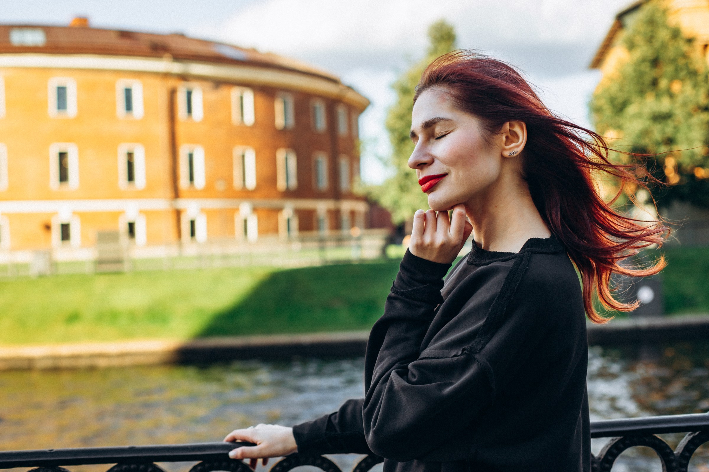Людмила в сентябре. Фотопрогулка в Петербурге. Индивидуальный и семейный фотограф в Санкт-Петербурге