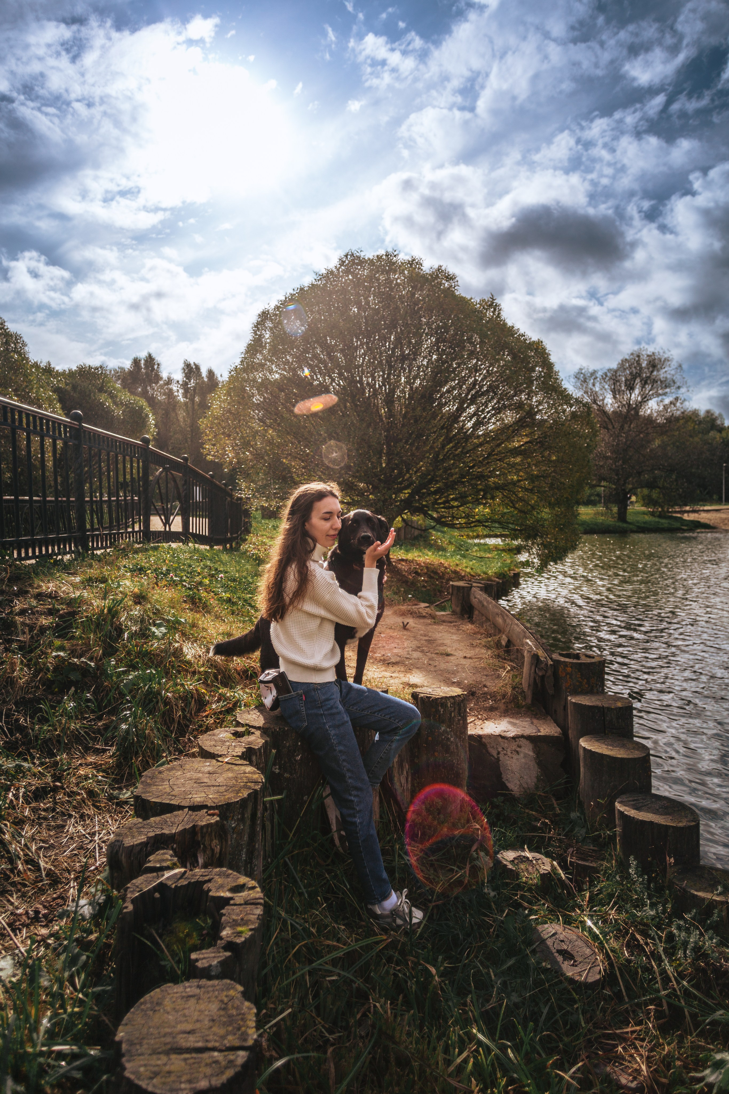 Юля и Фортуна. Фотограф-анималист Татьяна Степанова