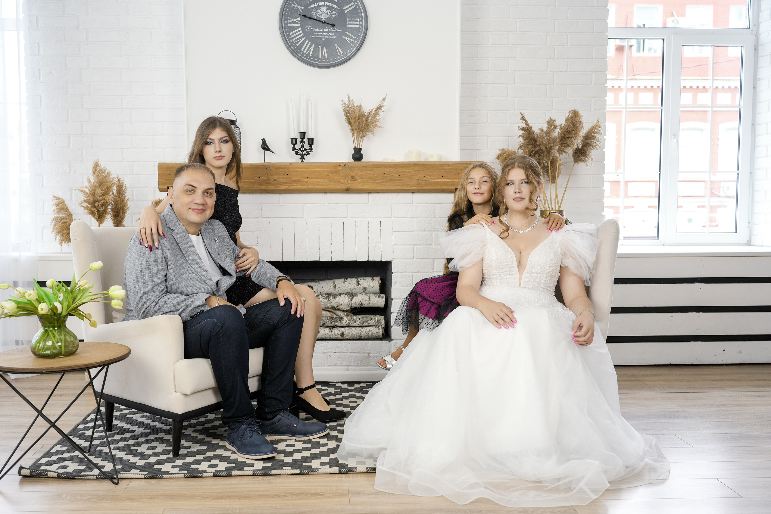 Алмаз и Мария. Интерьерная студия. Семейный фотограф Владимир Просвиркин. г. Самара