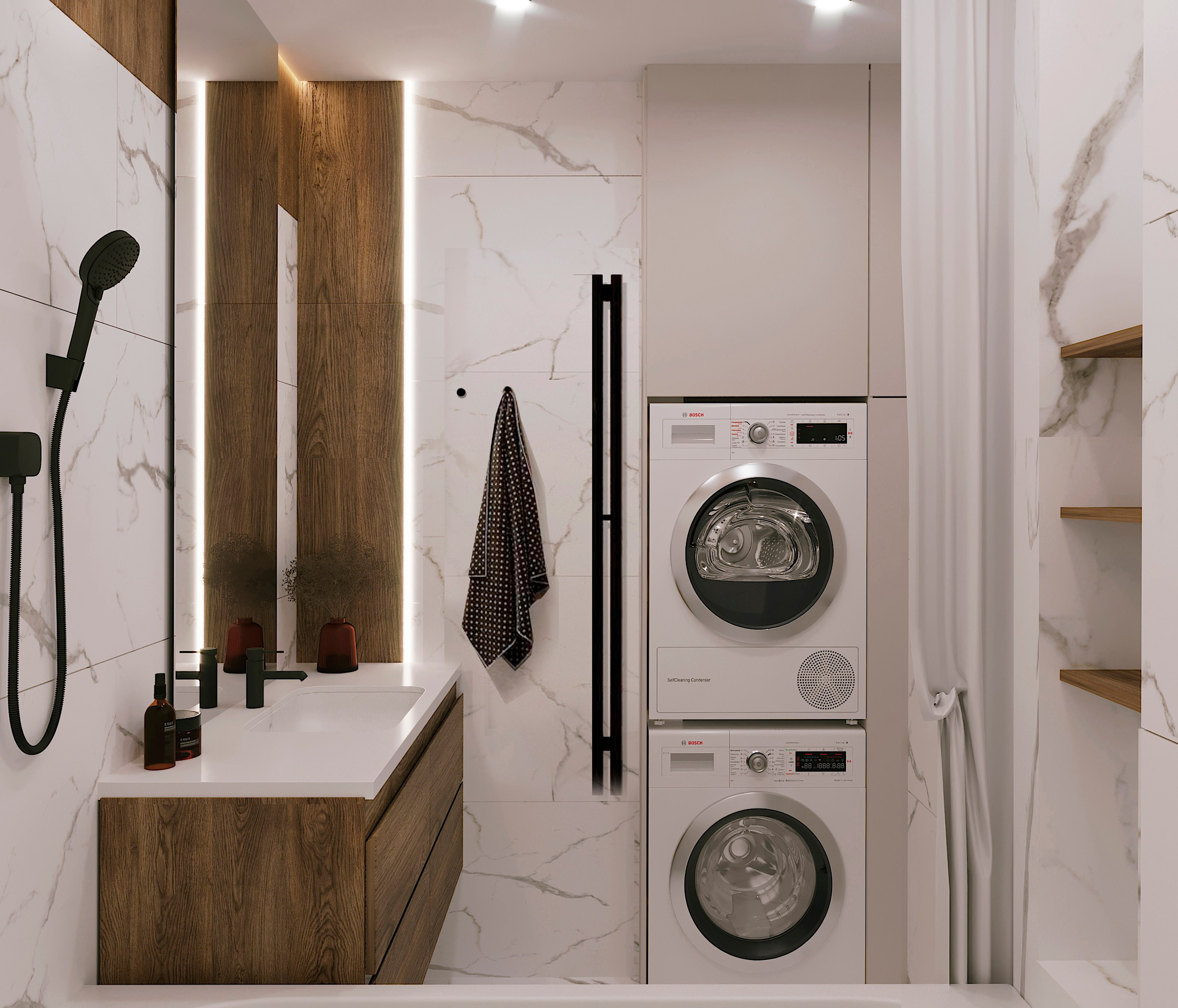 Современный интерьер с акцентами. Lina architector | Дизайн интерьера