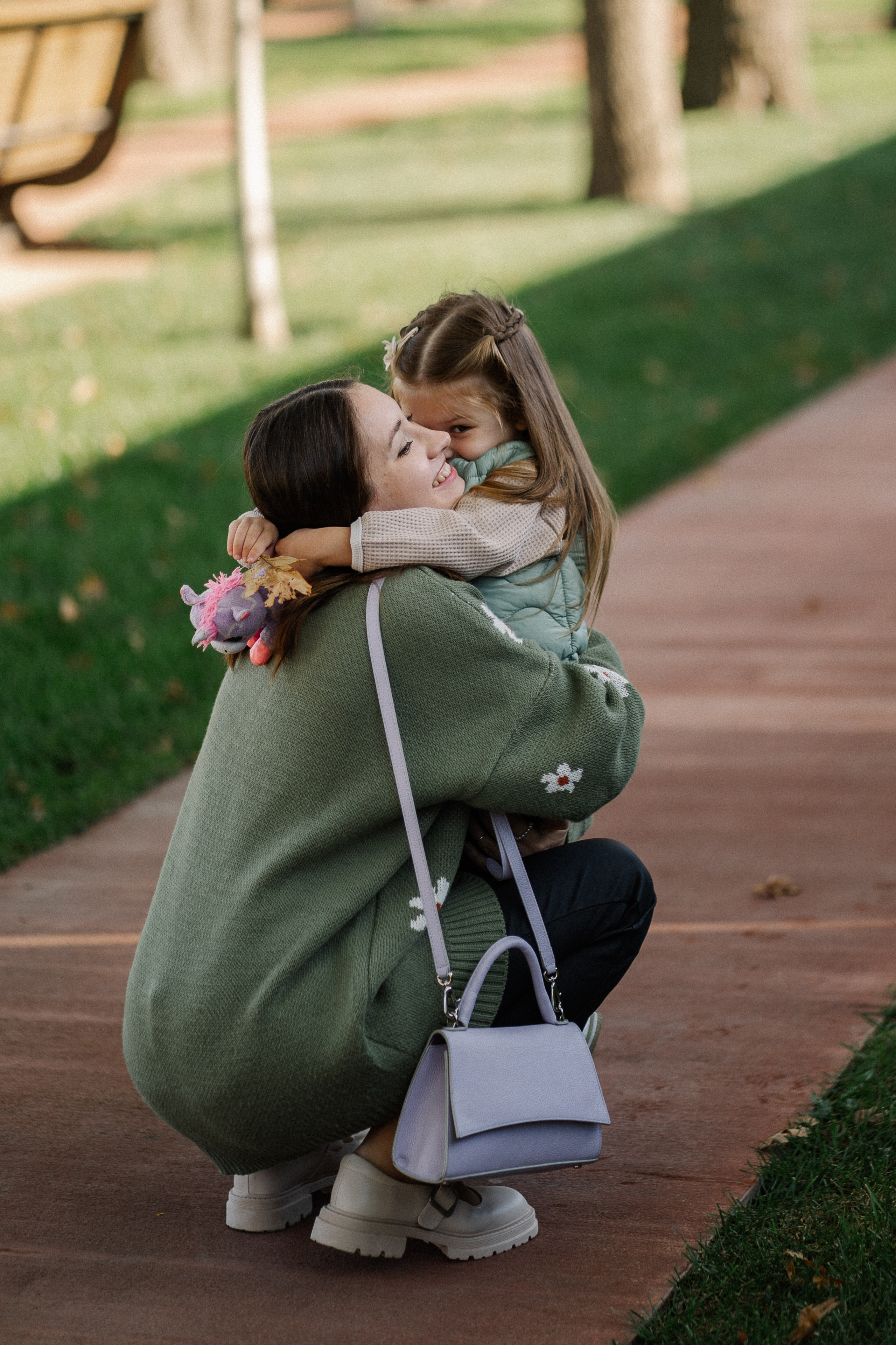 Женёк, Артём и Света в парке. Семейный и детский фотограф в Краснодаре