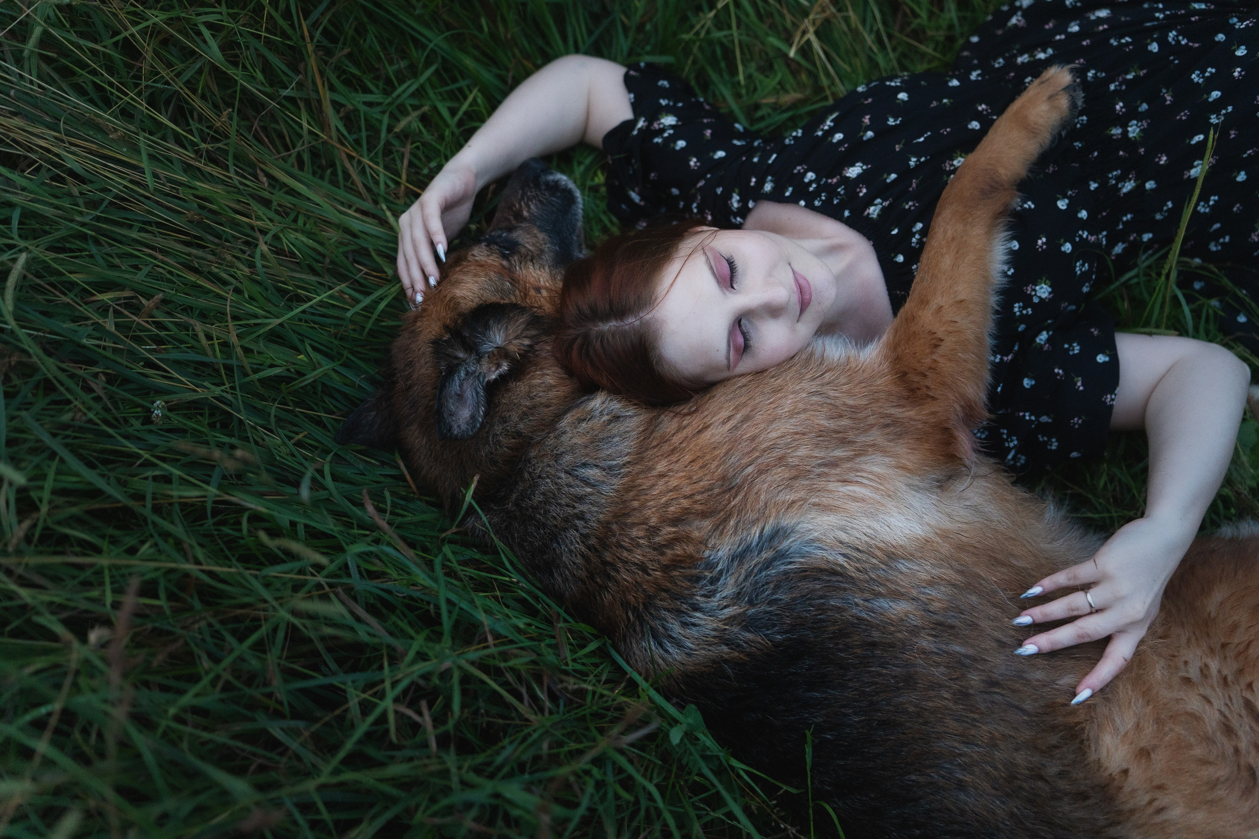 Вика и Фрея. Фотограф анималист в Москве и Санкт-Петербурге Свиридова Анна