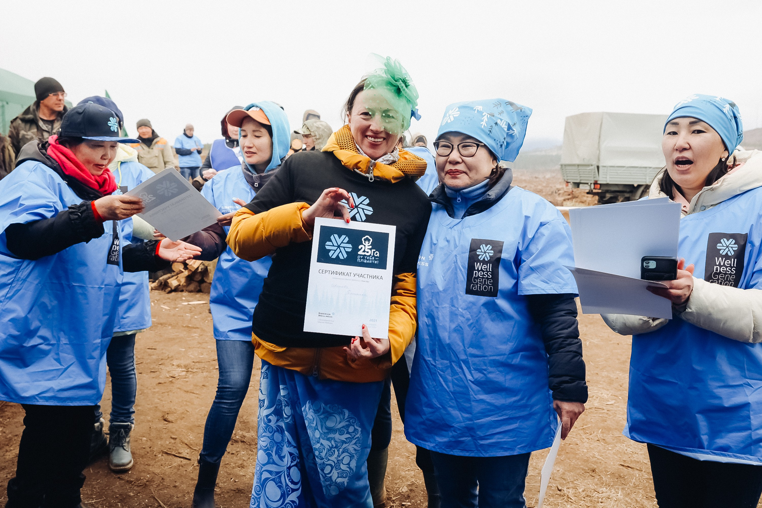 Siberian wellness. Ежегодная акция по посадке деревьев. Свадебный и семейный фотограф в Улан-Удэ