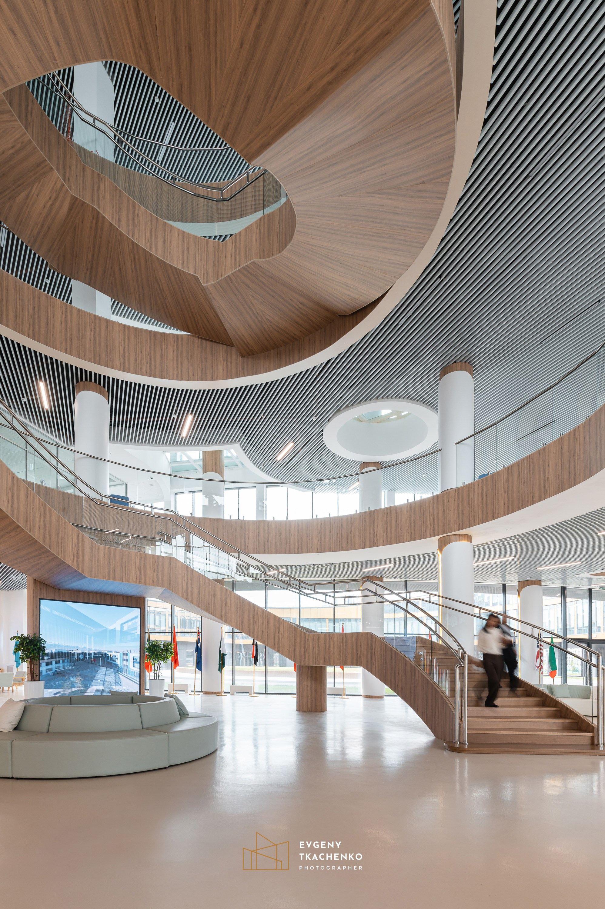 Kazakhstan International School, г. Астана. Архитектурный и интерьерный фотограф в Казахстане