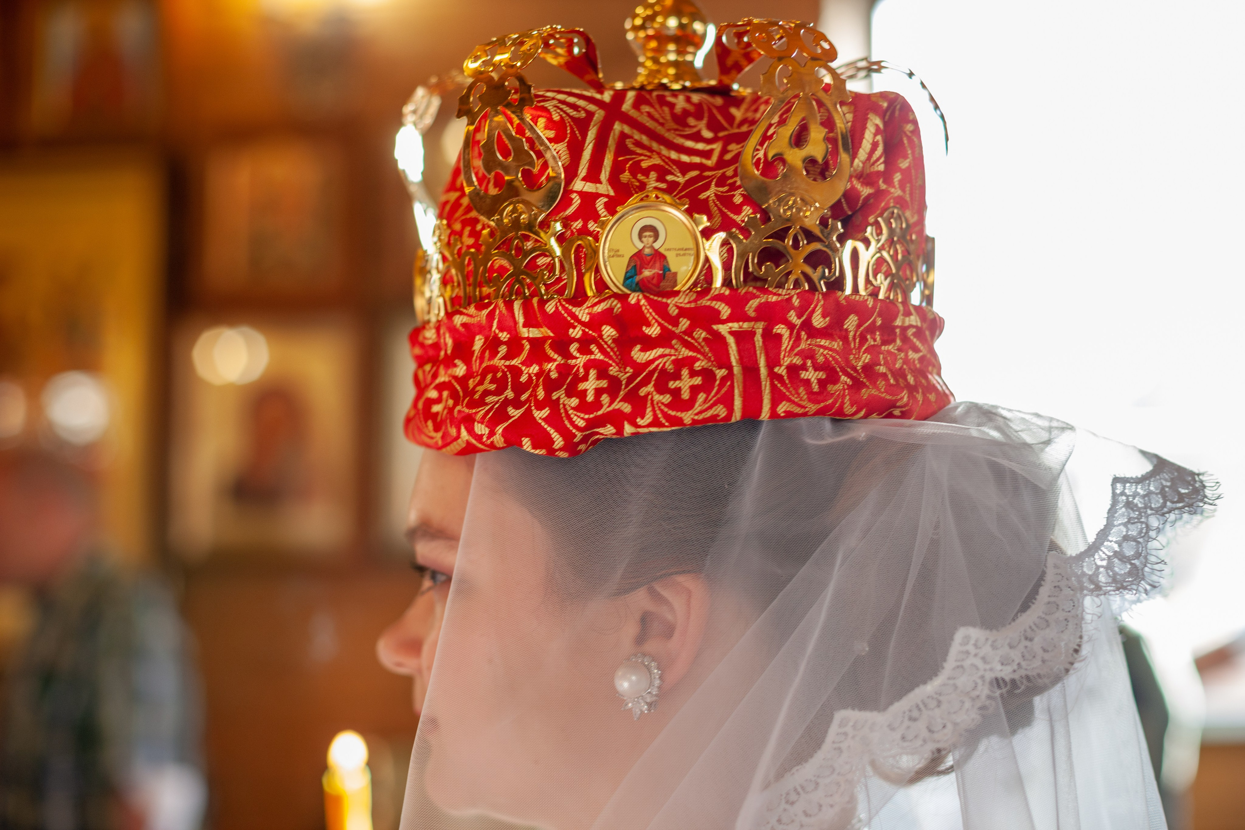 Венчание, стиль «Agfa CT Precisa 100». Фотограф на крещение/венчание