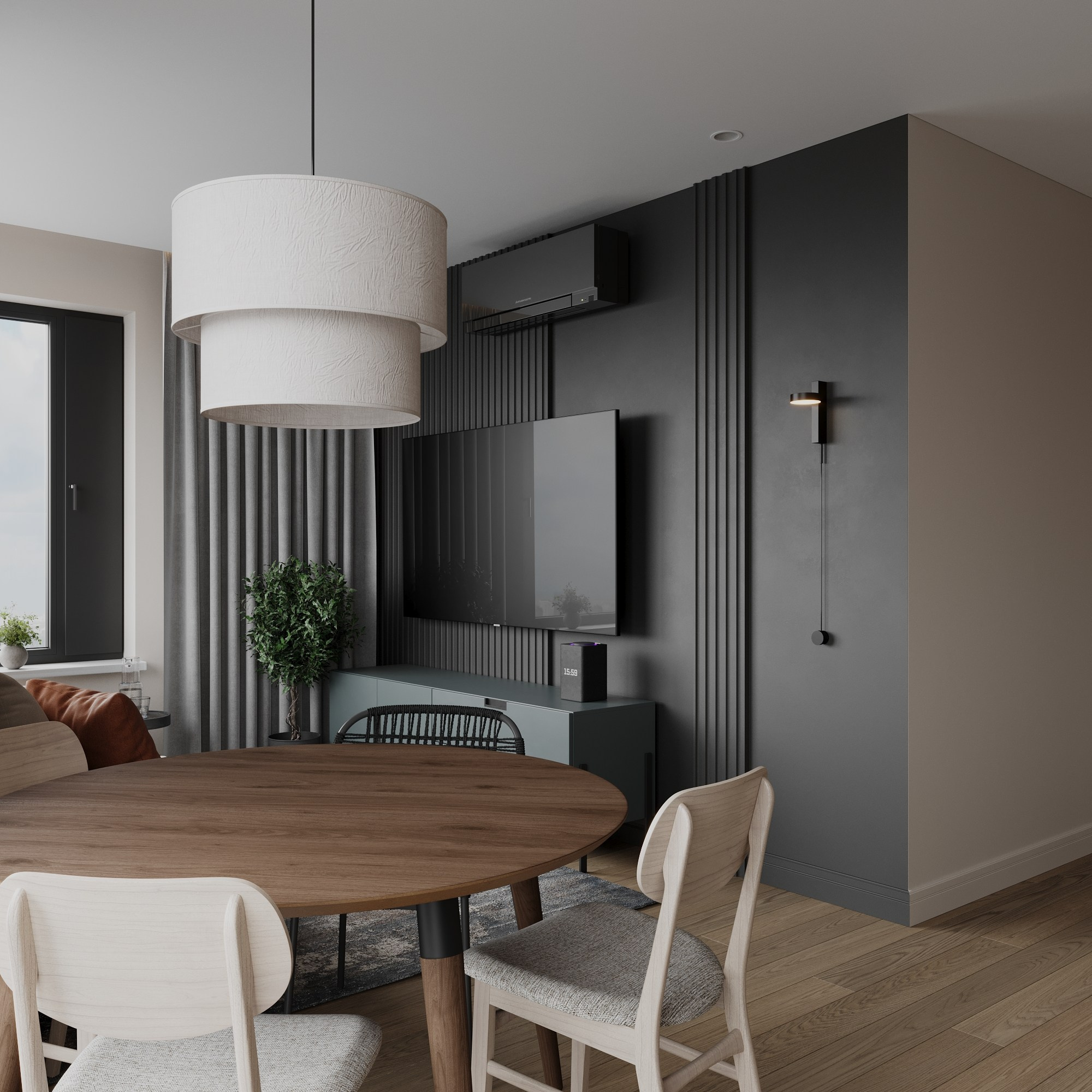 Мужская квартира жк Balance. Главная